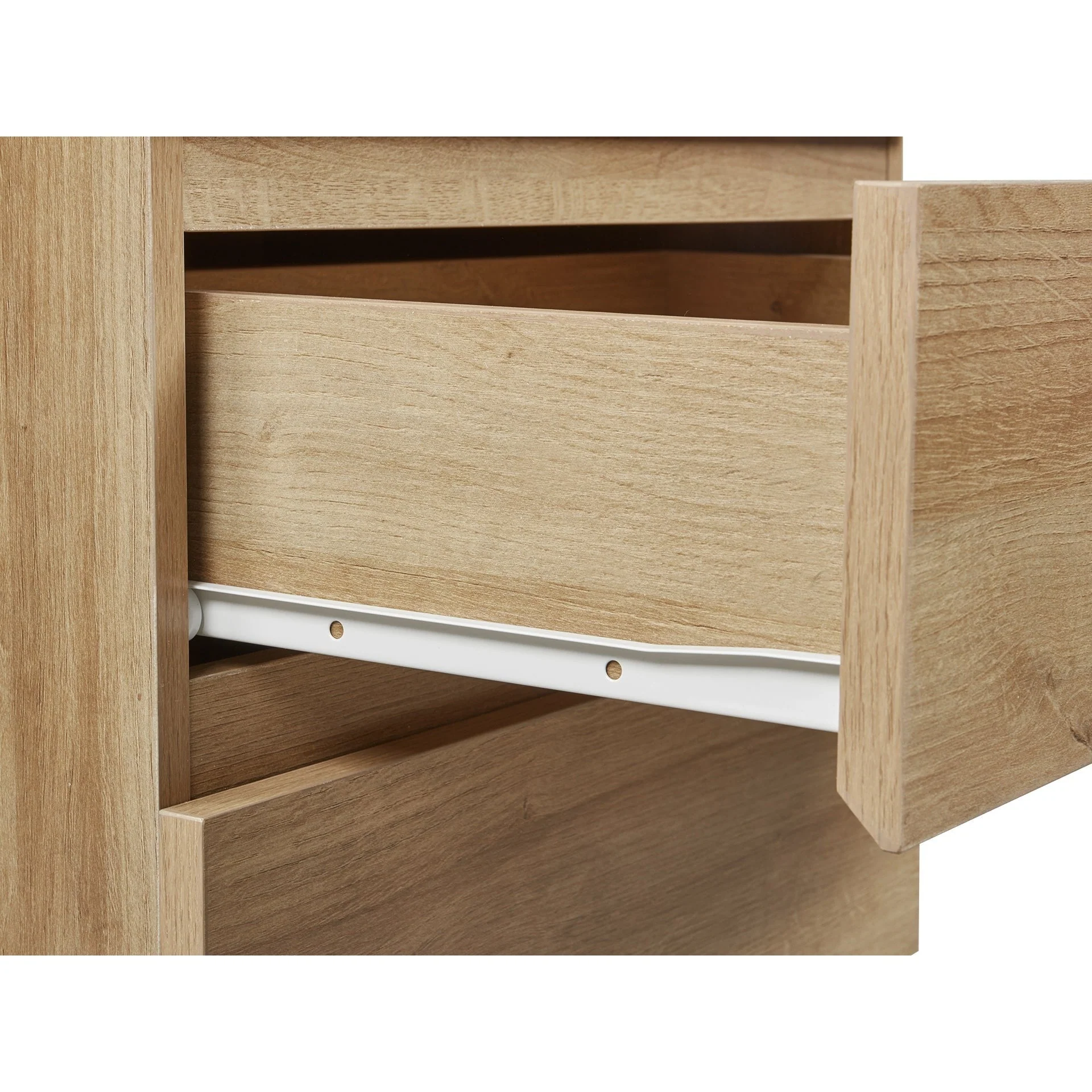 Harris 6 Drawers Slim Tallboy - Oak - Image 12