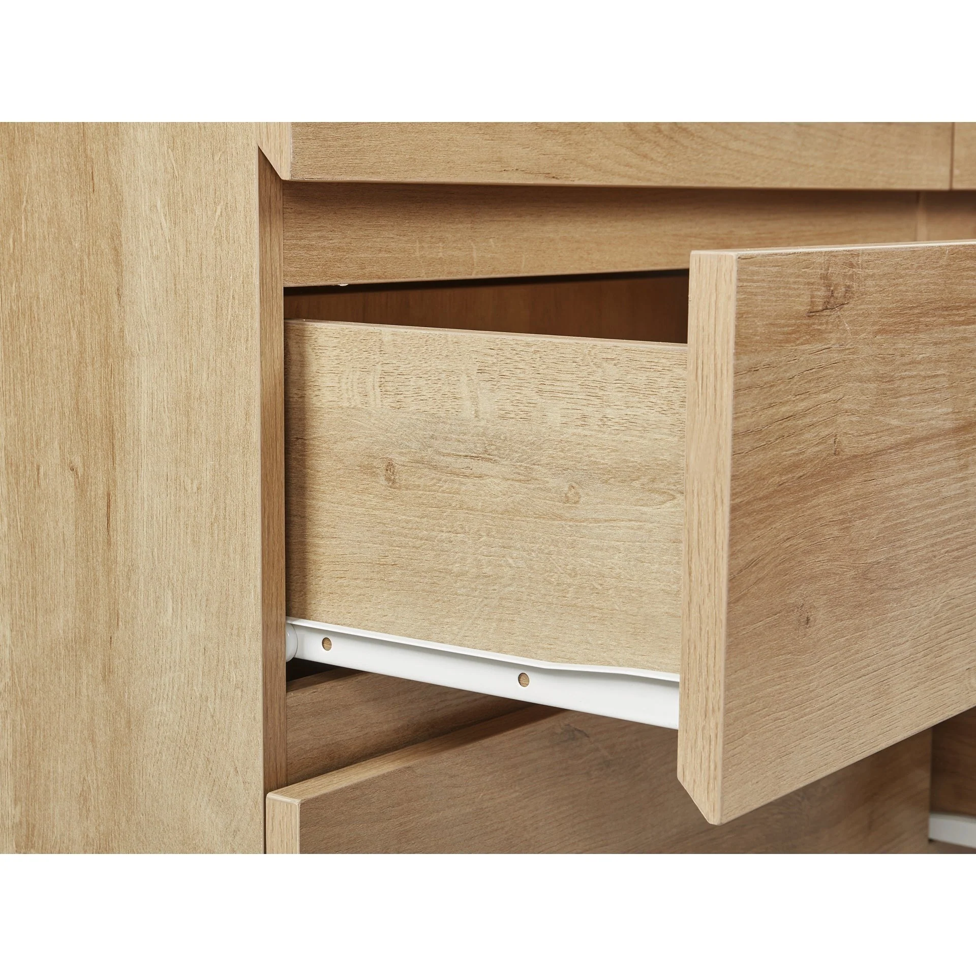 Harris 8 Drawers Low Boy - Oak - Image 12