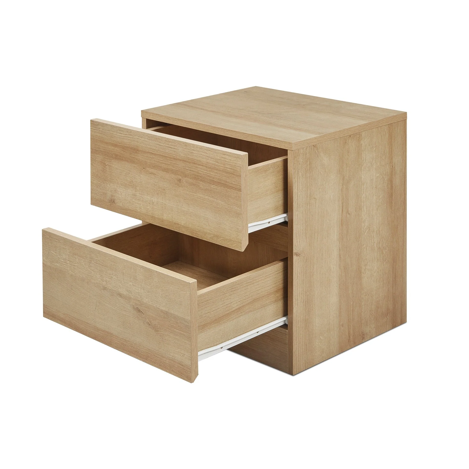 Harris Wooden Bedside Table - Oak - Image 11
