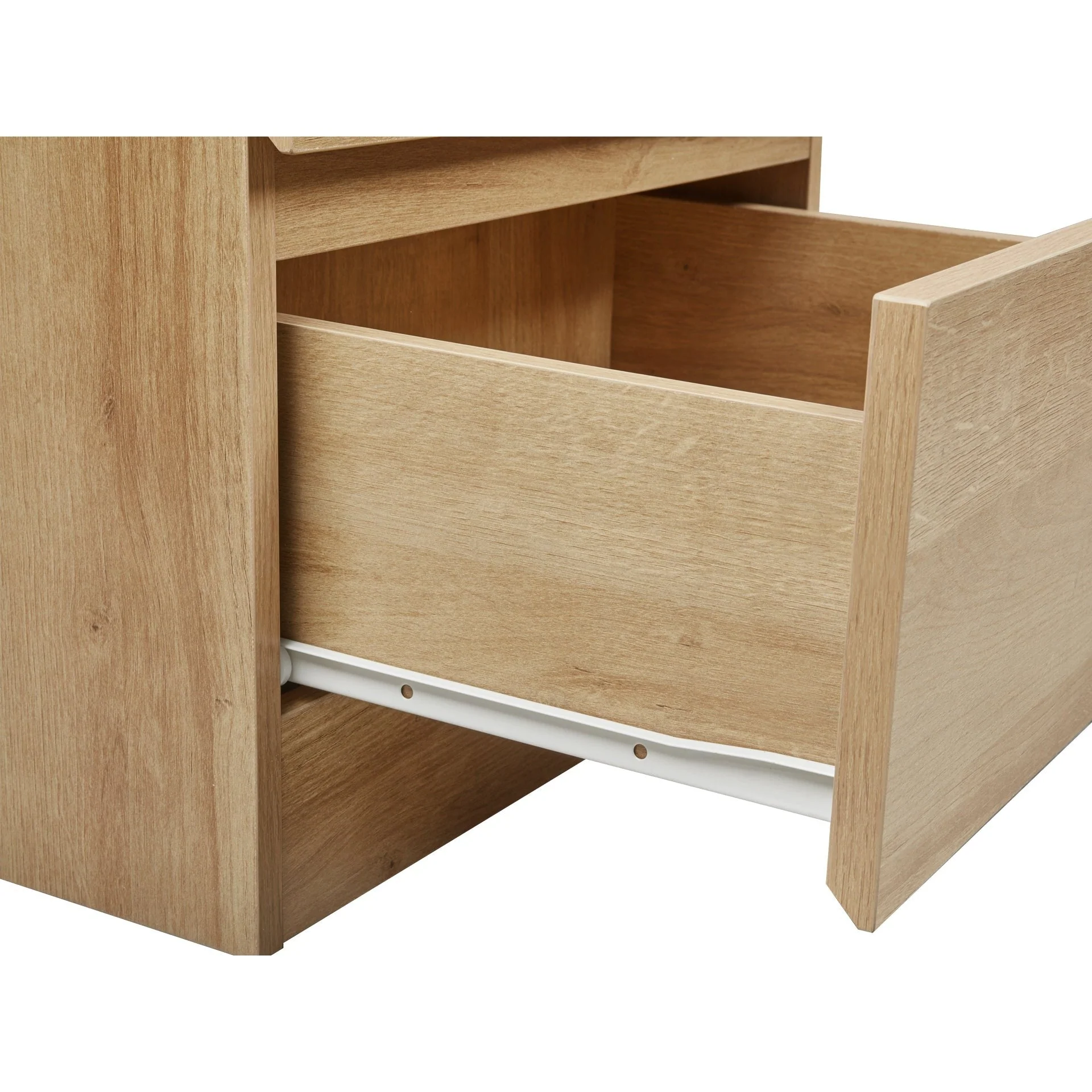 Harris Wooden Bedside Table - Oak - Image 12
