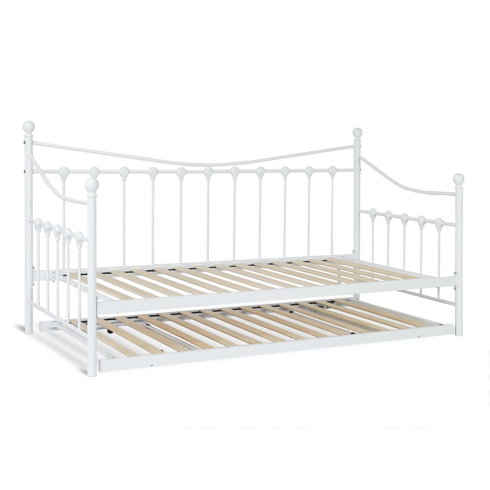 Hartz Single Metal Trundle Bed Frame - White - Image 7
