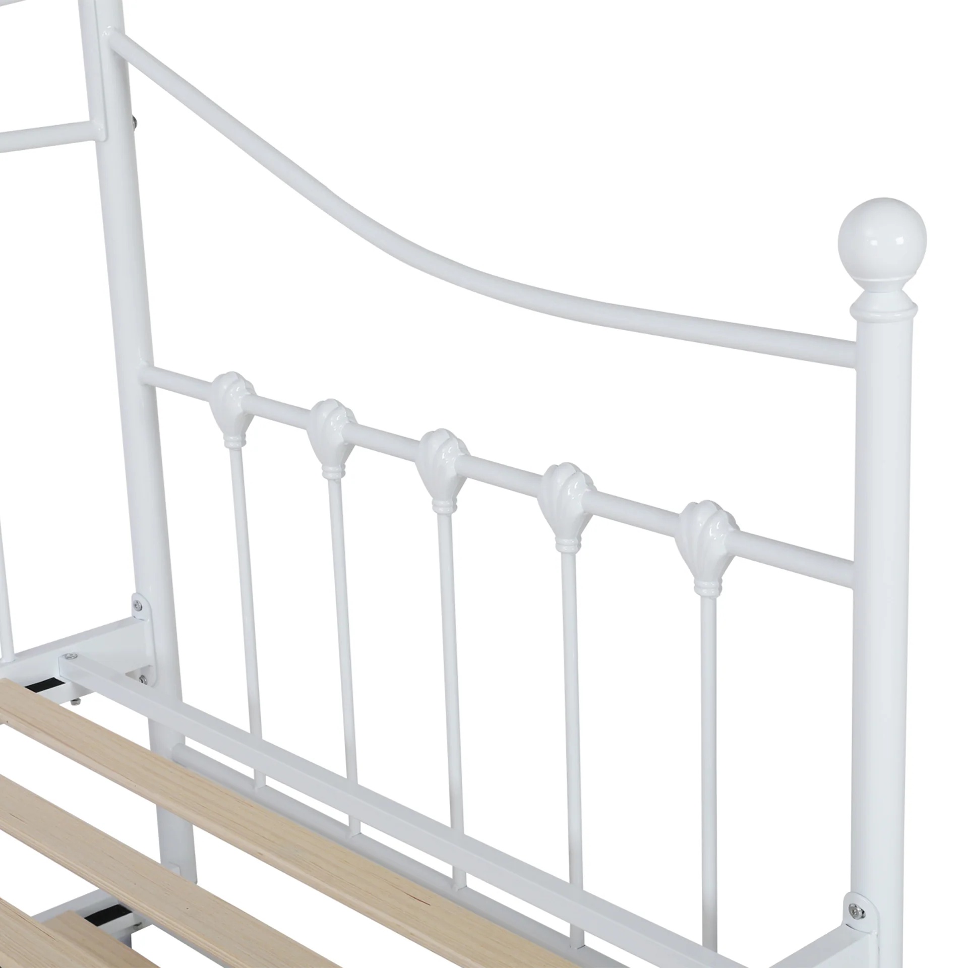Hartz Single Metal Day Bed - White - Image 10