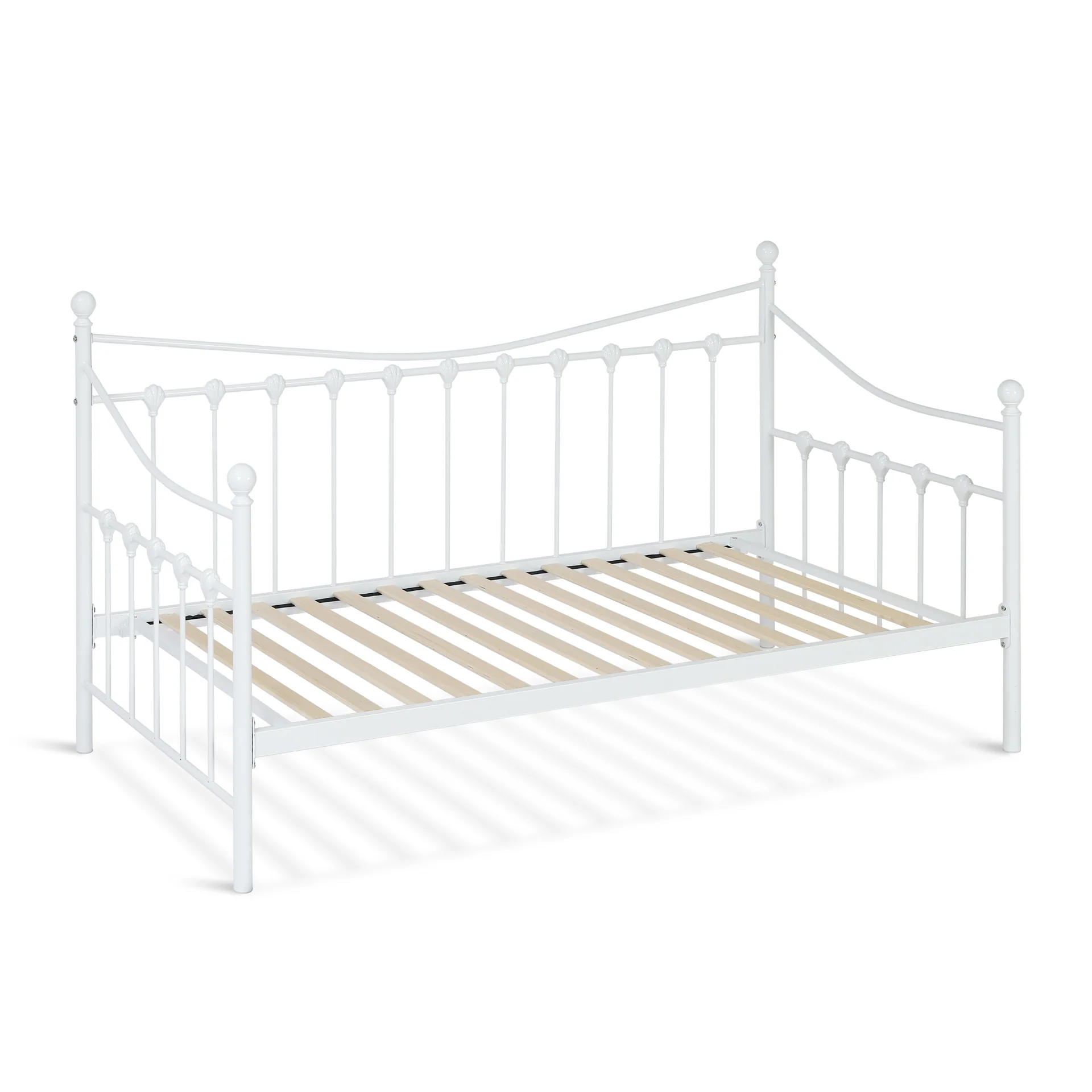 Hartz Single Metal Day Bed - White - Image 7