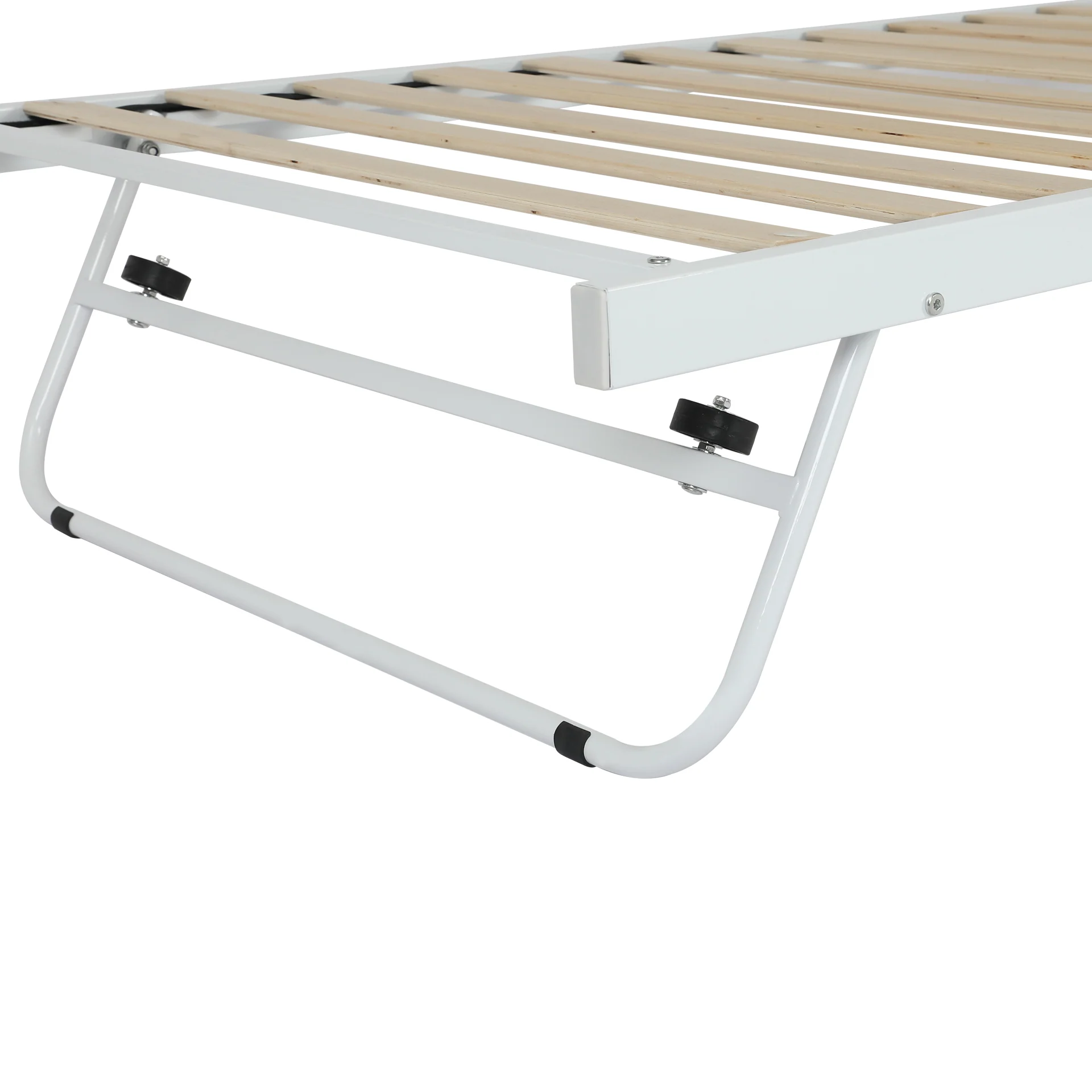 Hartz Single Pull Out Bed Frame - White - Image 10