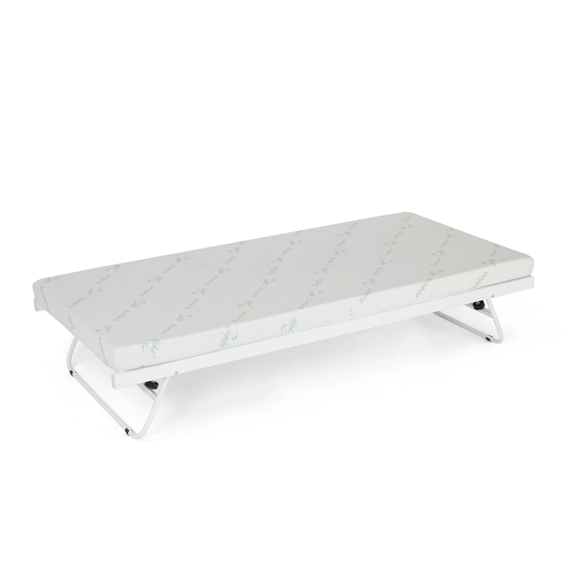 Hartz Single Pull Out Bed Frame - White - Image 8