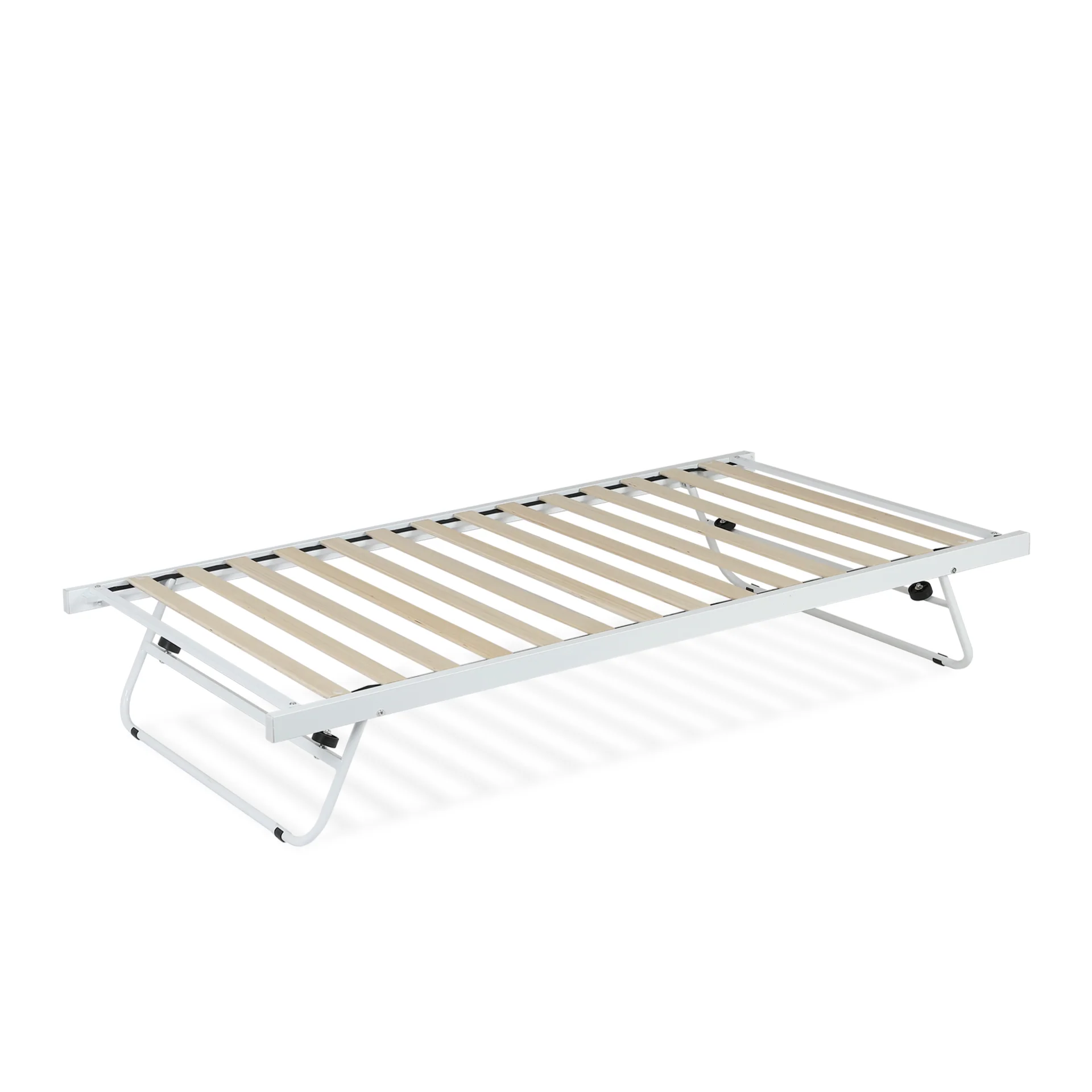 Hartz Single Pull Out Bed Frame - White - Image 9