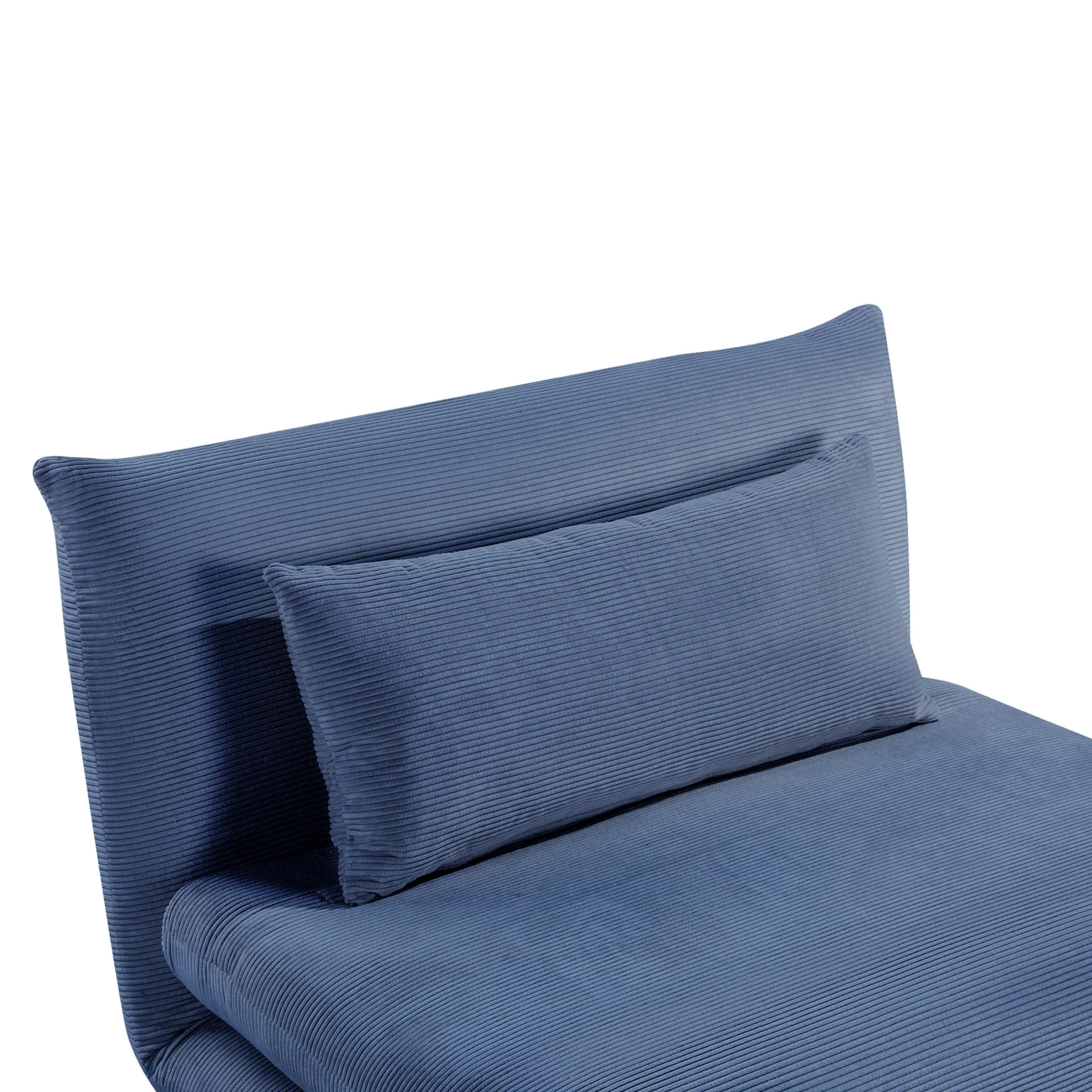 Hastings 1 Seater Fold-Out Sofa Bed - Navy Blue - Image 11
