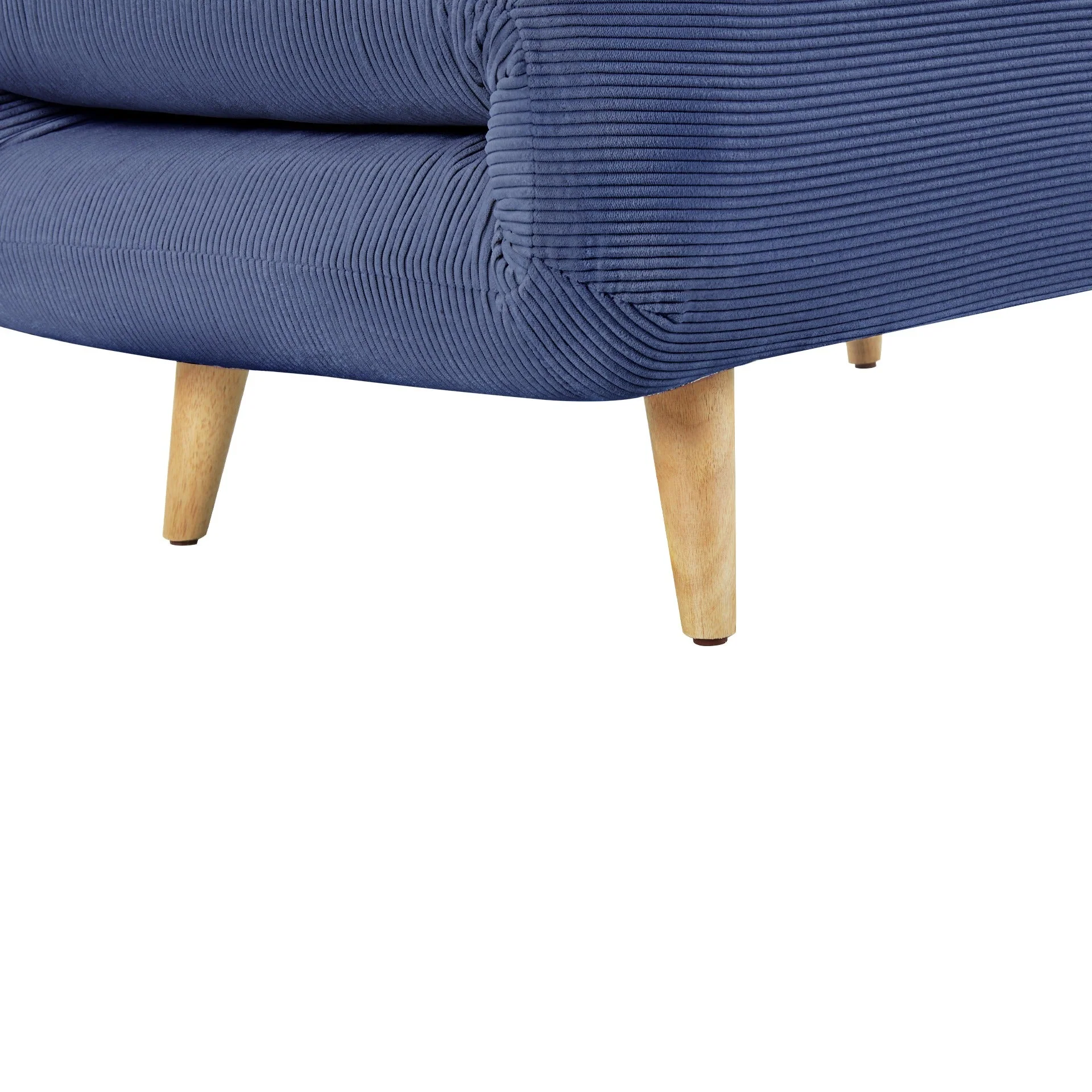 Hastings 1 Seater Fold-Out Sofa Bed - Navy Blue - Image 13