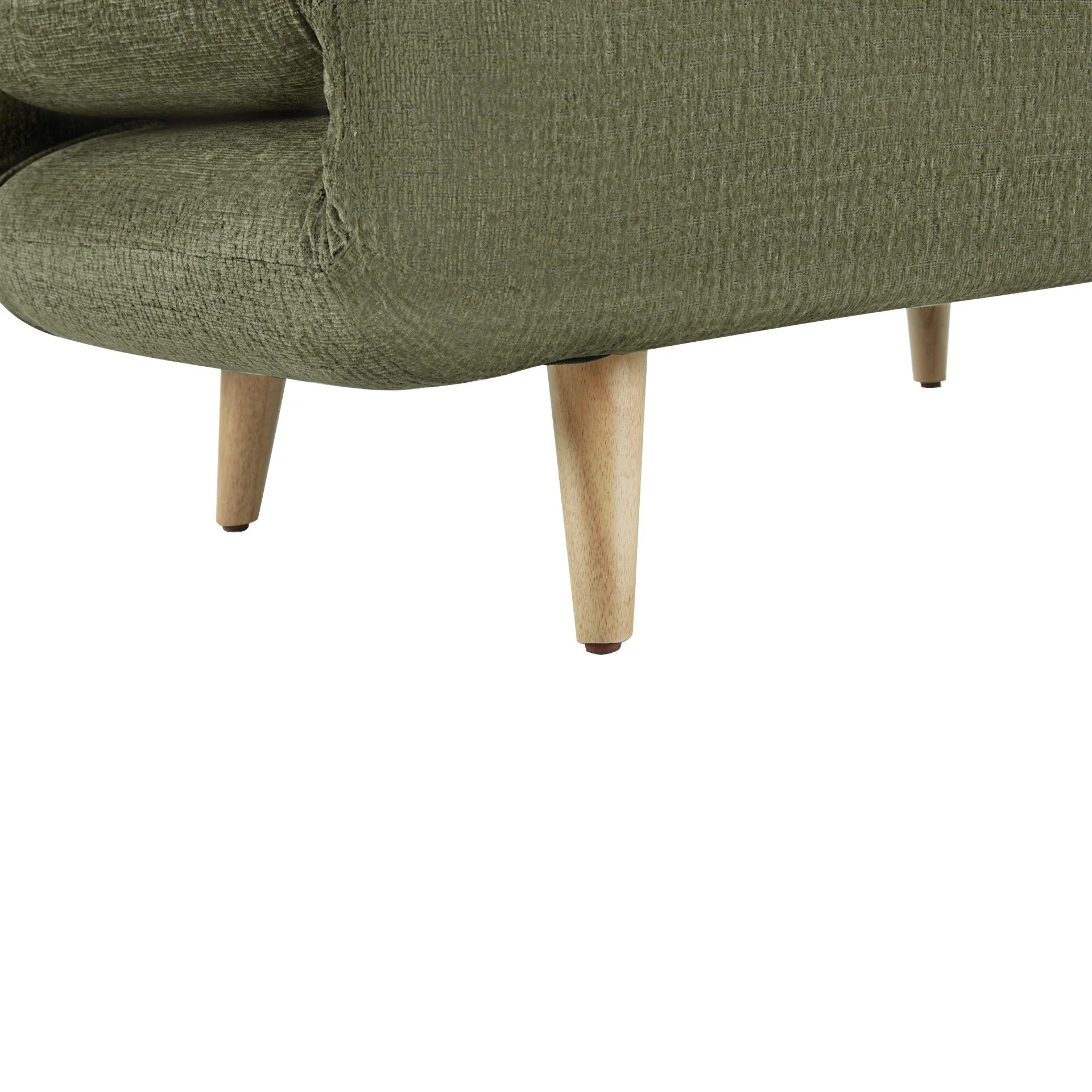 Hastings 1 Seater Fold-Out Sofa Bed - Green - Image 15