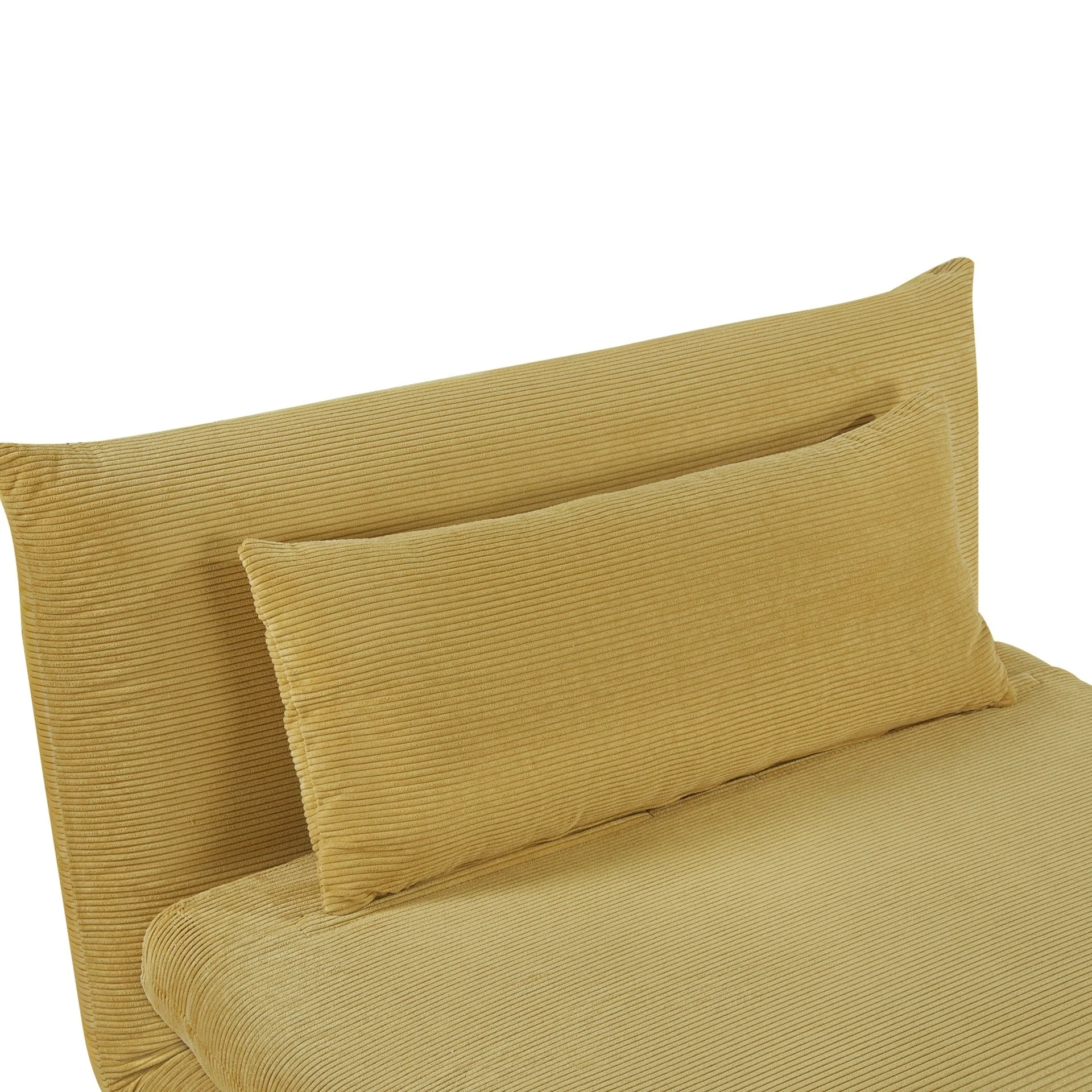 Hastings 1 Seater Fold-Out Sofa Bed - Yellow - Image 12