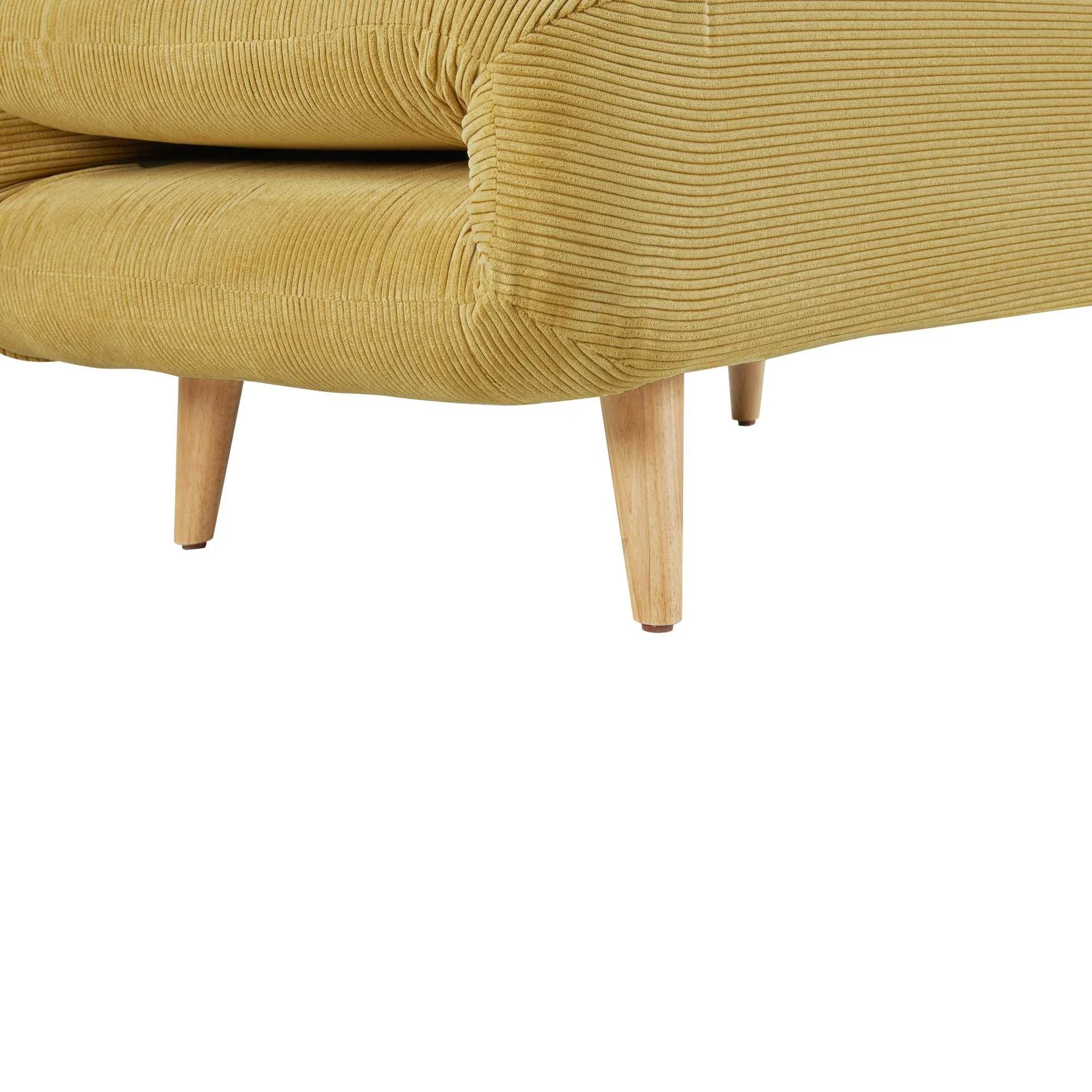 Hastings 1 Seater Fold-Out Sofa Bed - Yellow - Image 13