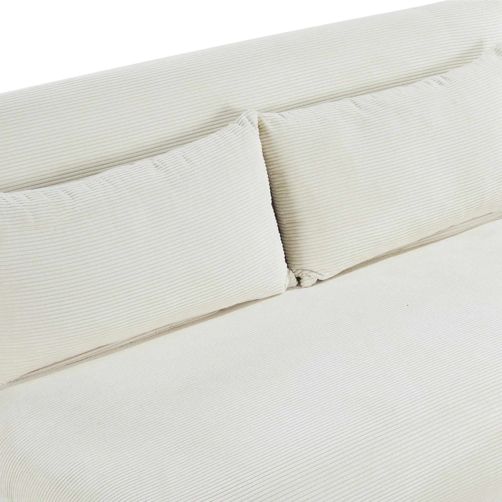 Hastings 2 Seater Fold-Out Sofa Bed - Beige - Image 13