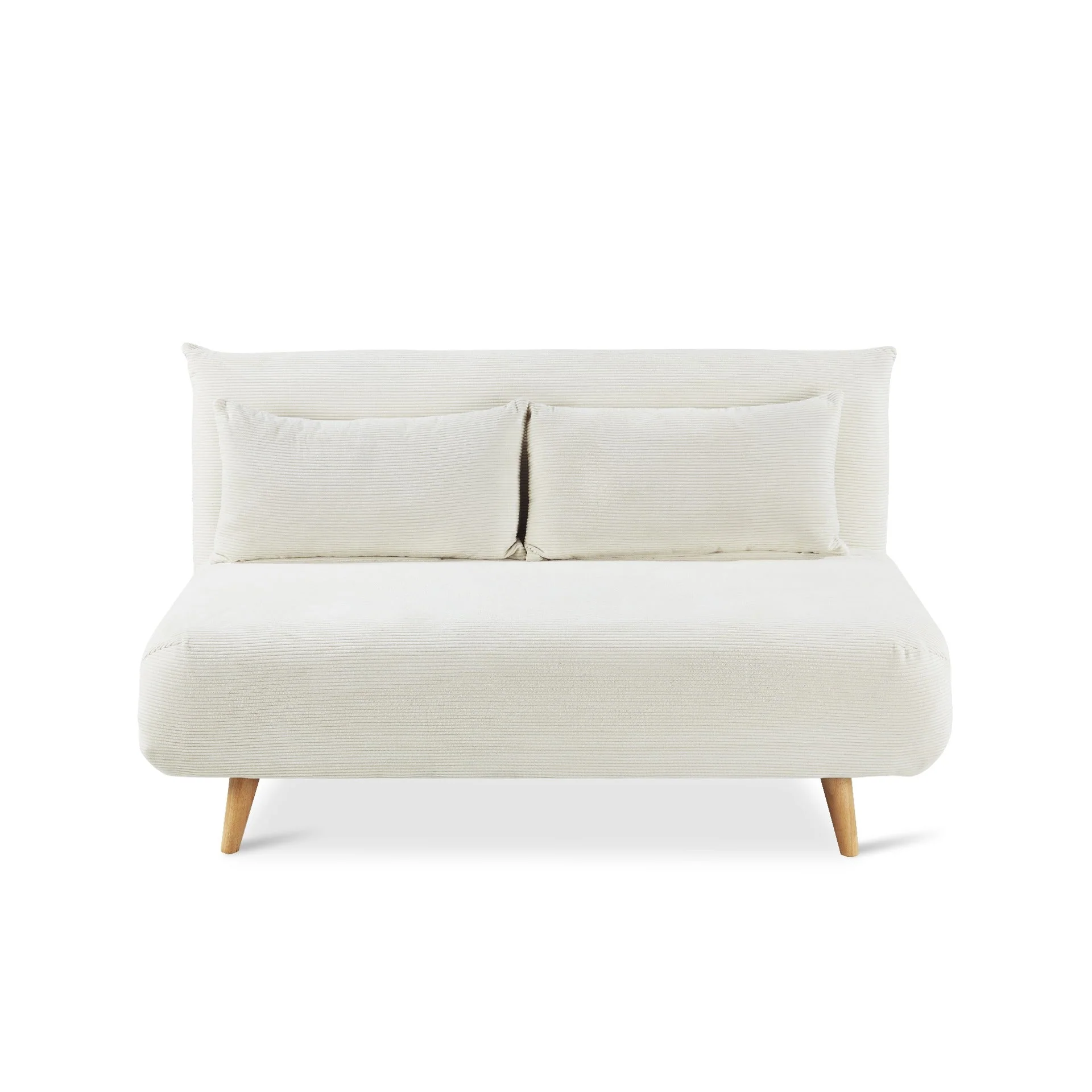 Hastings 2 Seater Fold-Out Sofa Bed - Beige - Image 8