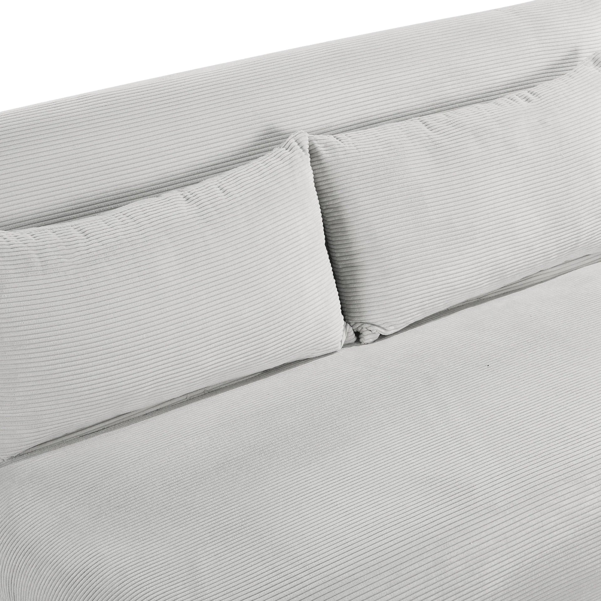 Hastings 2 Seater Fold-Out Sofa Bed - Grey - Image 14