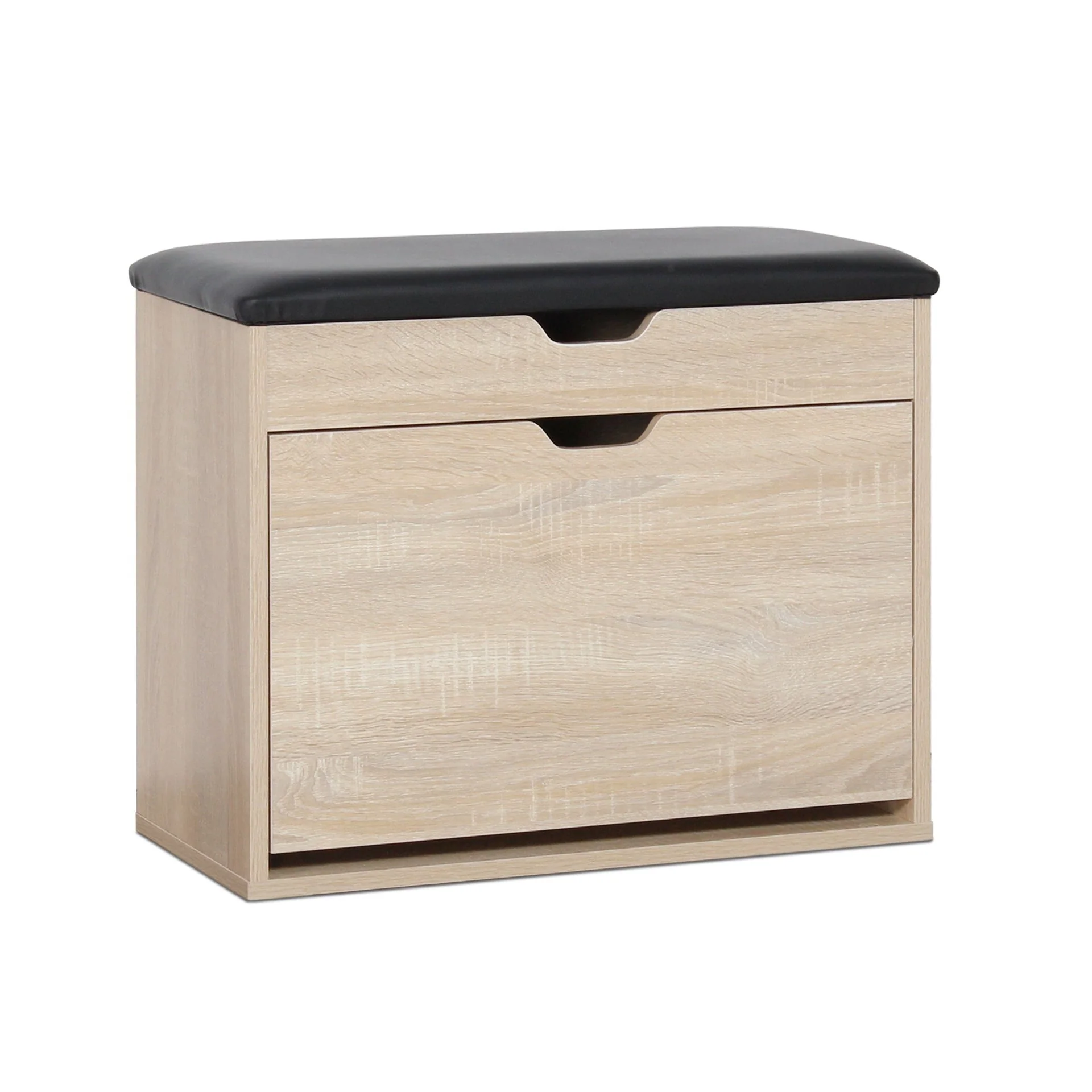 Hawea Wooden Shoe Rack 3 Layer - Oak - Image 5