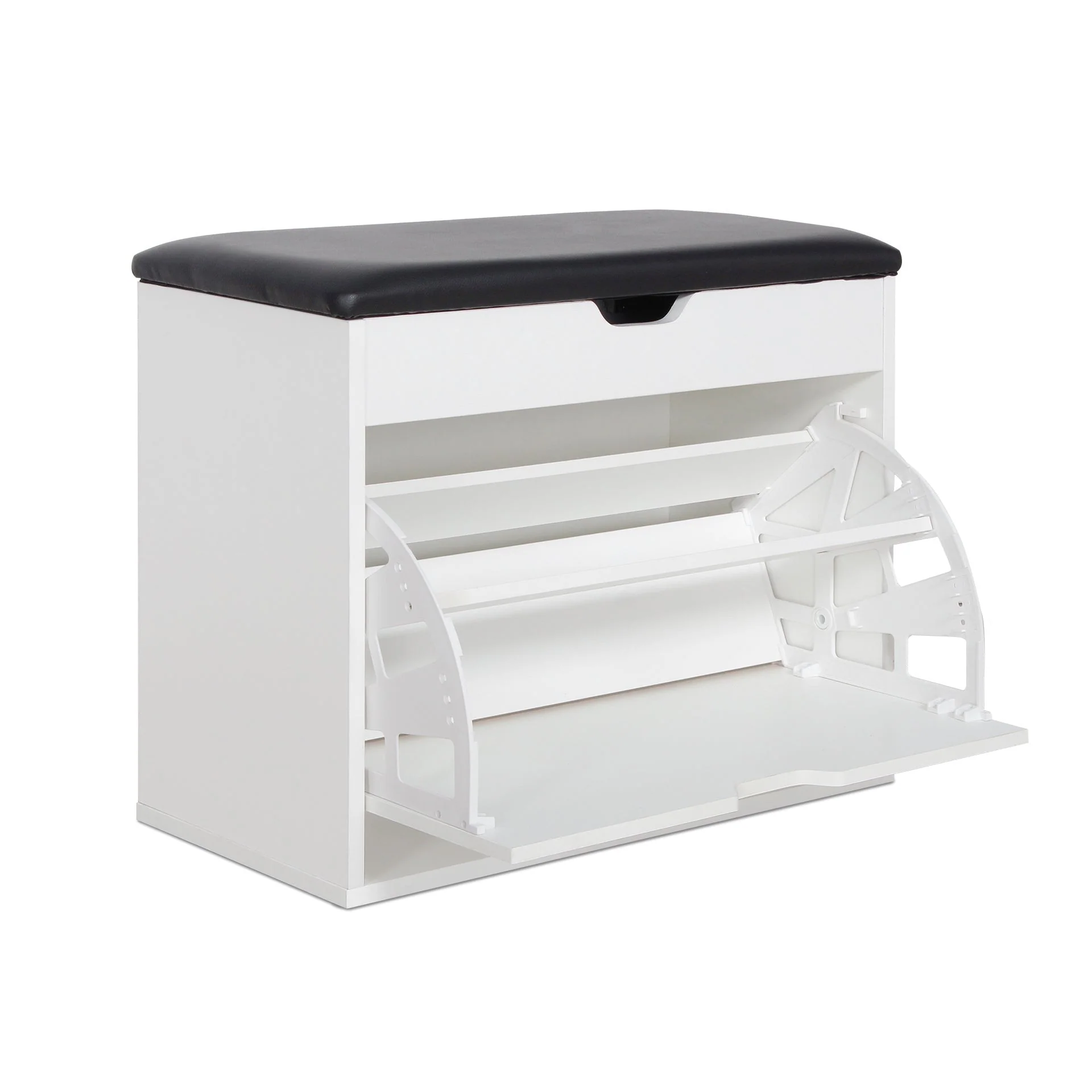 Hawea Wooden Shoe Rack 3 Layer - White - Image 8