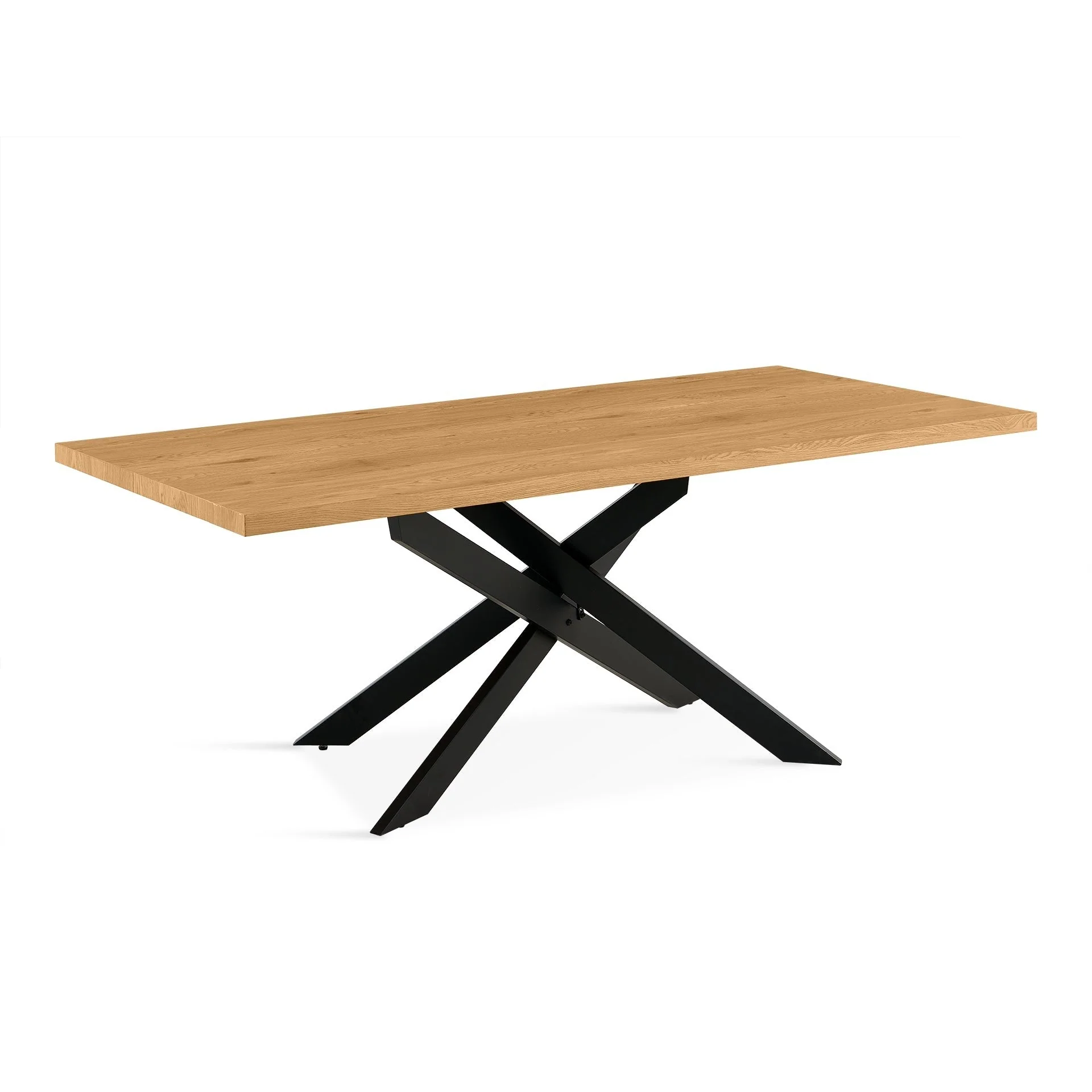 Hayden Rectangle Dining Table 200 x 95cm - Oak - Image 7