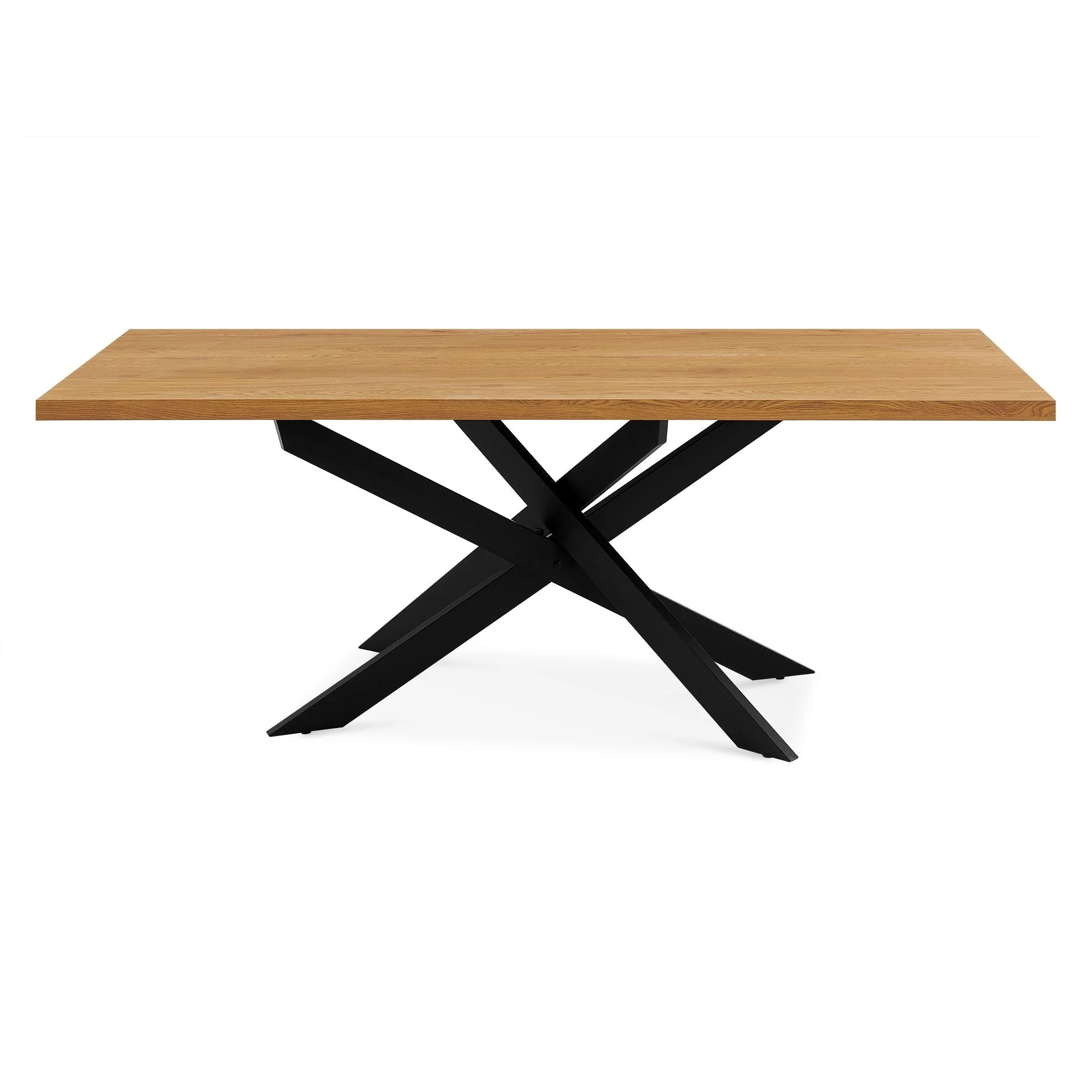 Hayden Rectangle Dining Table 200 x 95cm - Oak - Image 8