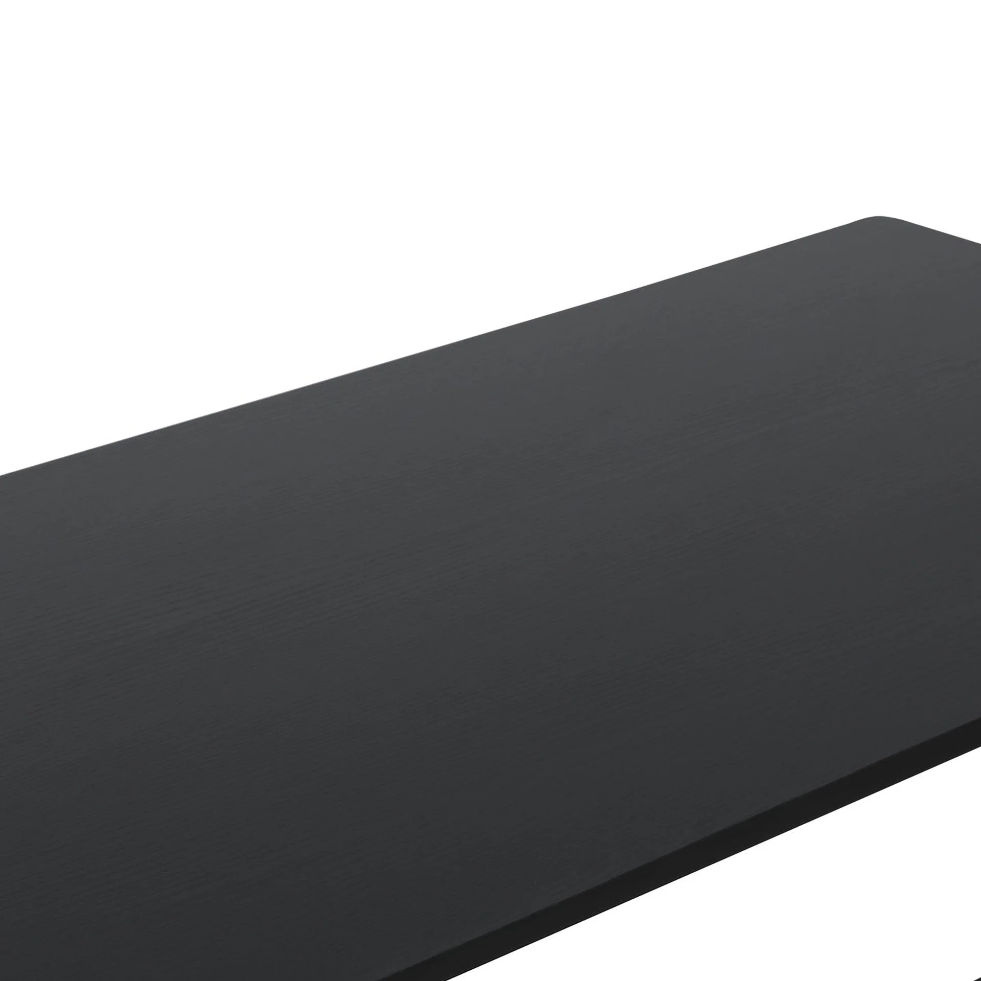 Hector 100cm Height-Adjustable Computer Desk - Black - Image 10
