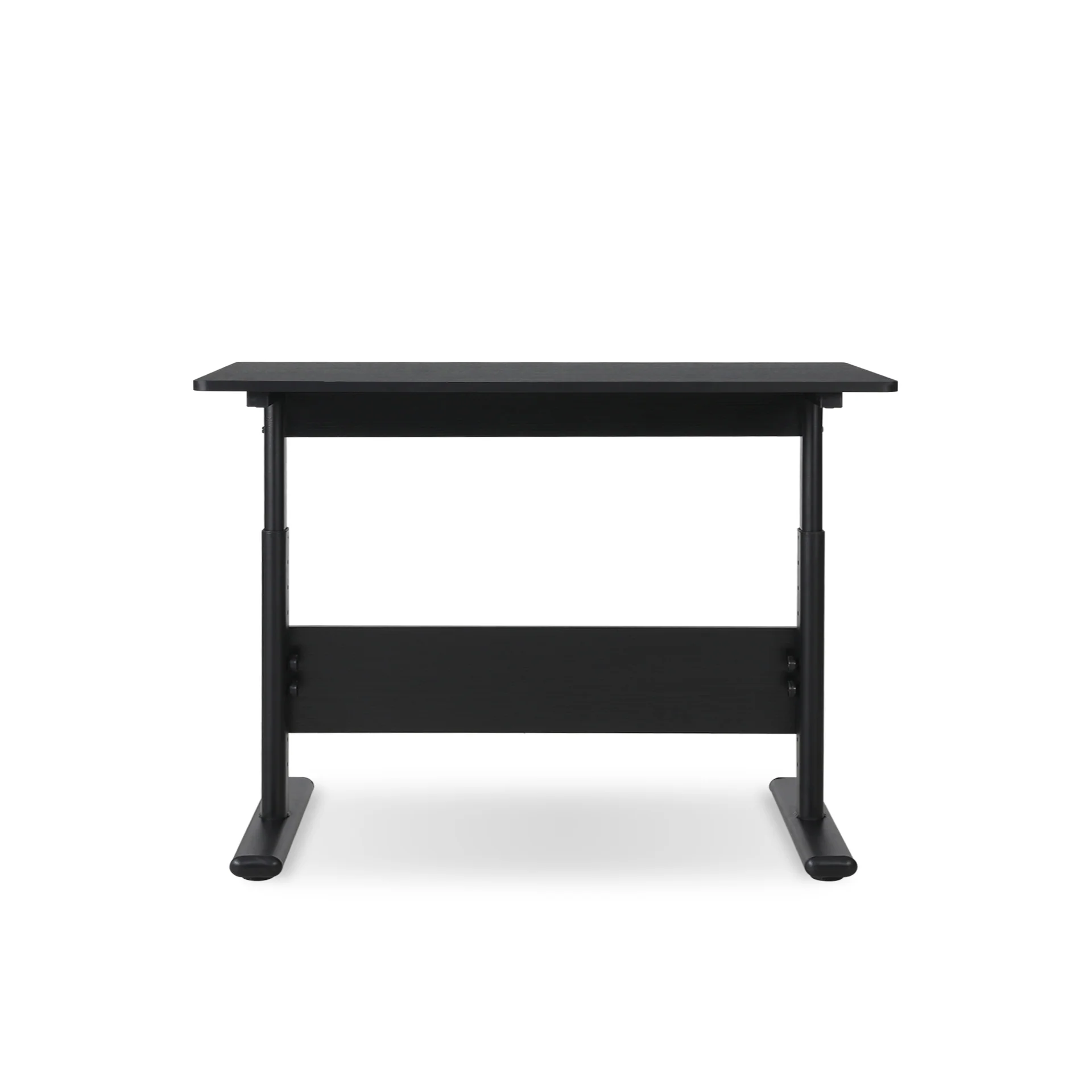 Hector 100cm Height-Adjustable Computer Desk - Black - Image 9