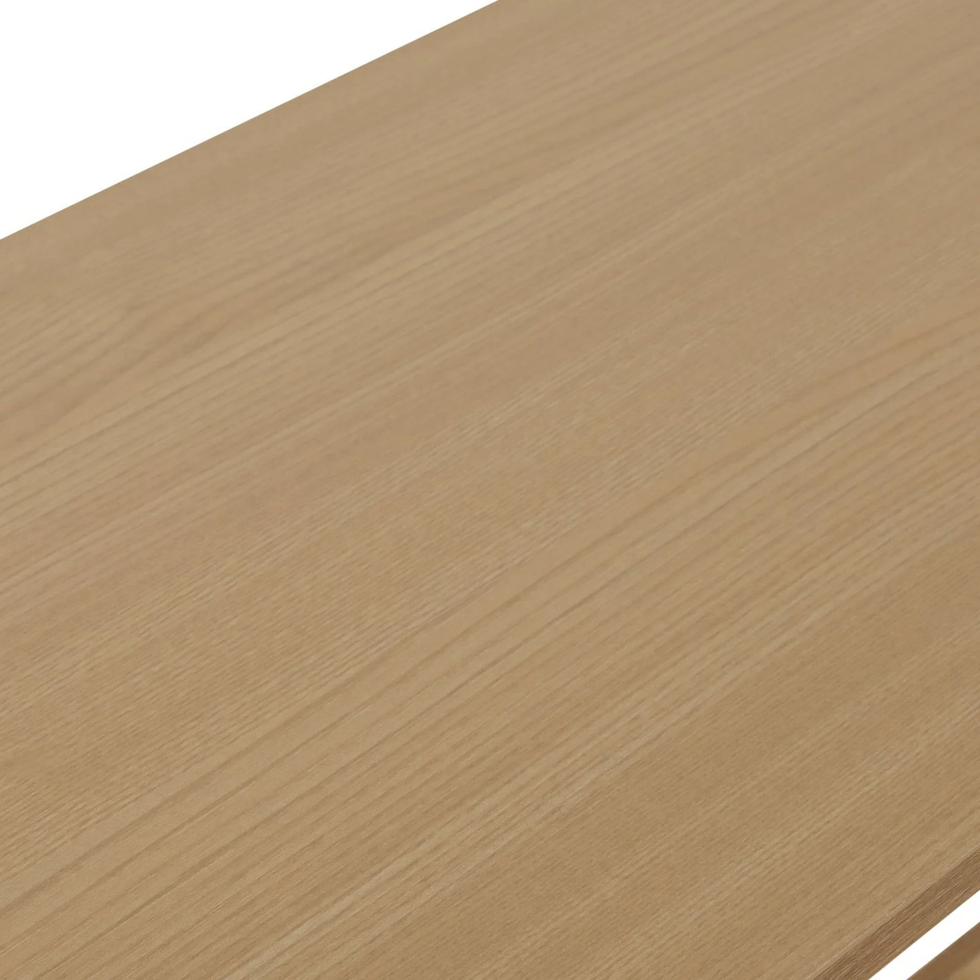 Hector 100cm Height-Adjustable Computer Desk - Maple + White - Image 5