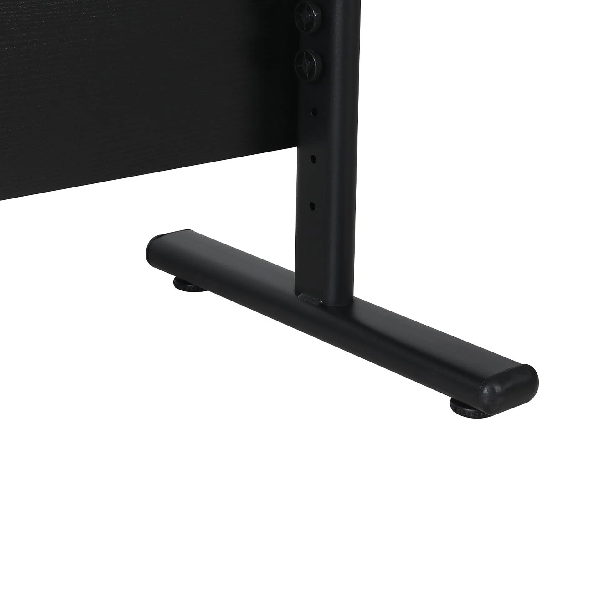 Hector 140cm Height-Adjustable Computer Desk - Black - Image 6