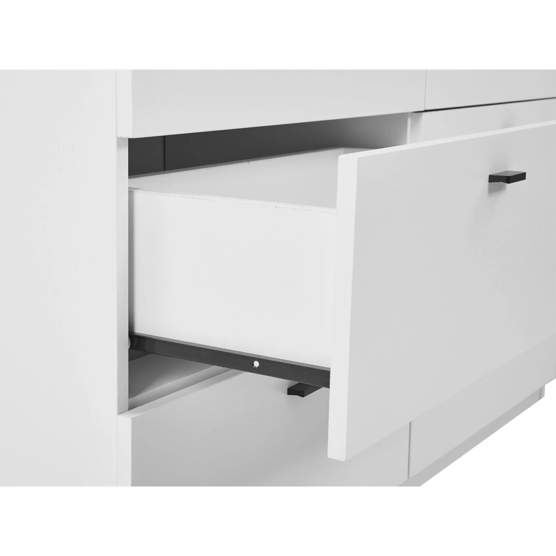 Hekla Low Boy 6 Drawer Chest Dresser - White - Image 11