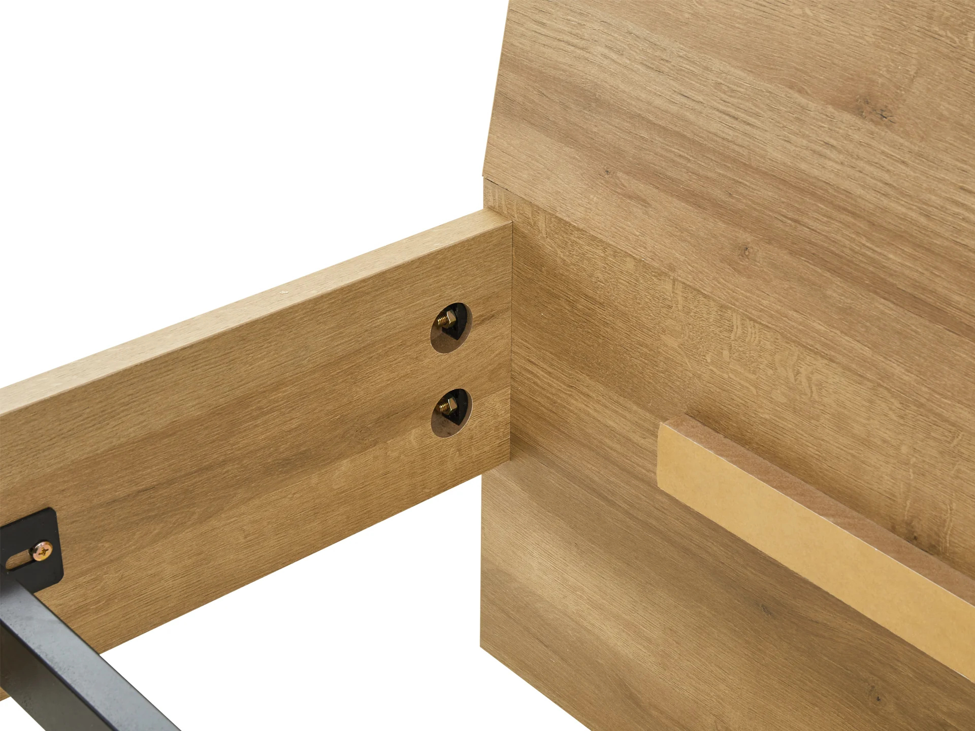 Hekla Queen Wooden Bed Frame - Oak - Image 6