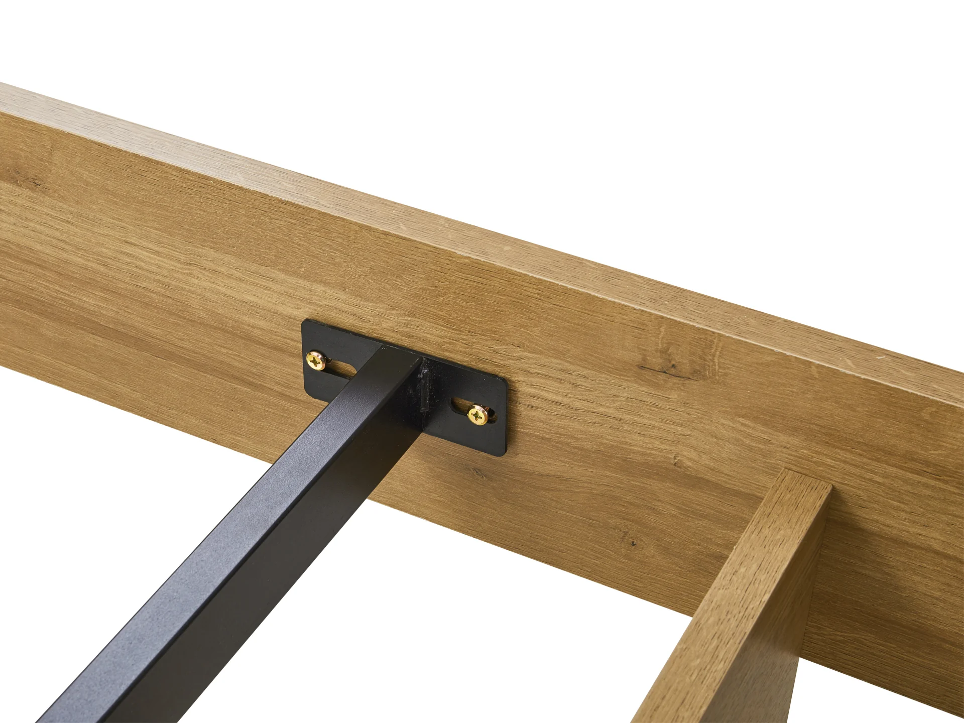 Hekla Queen Wooden Bed Frame - Oak - Image 7