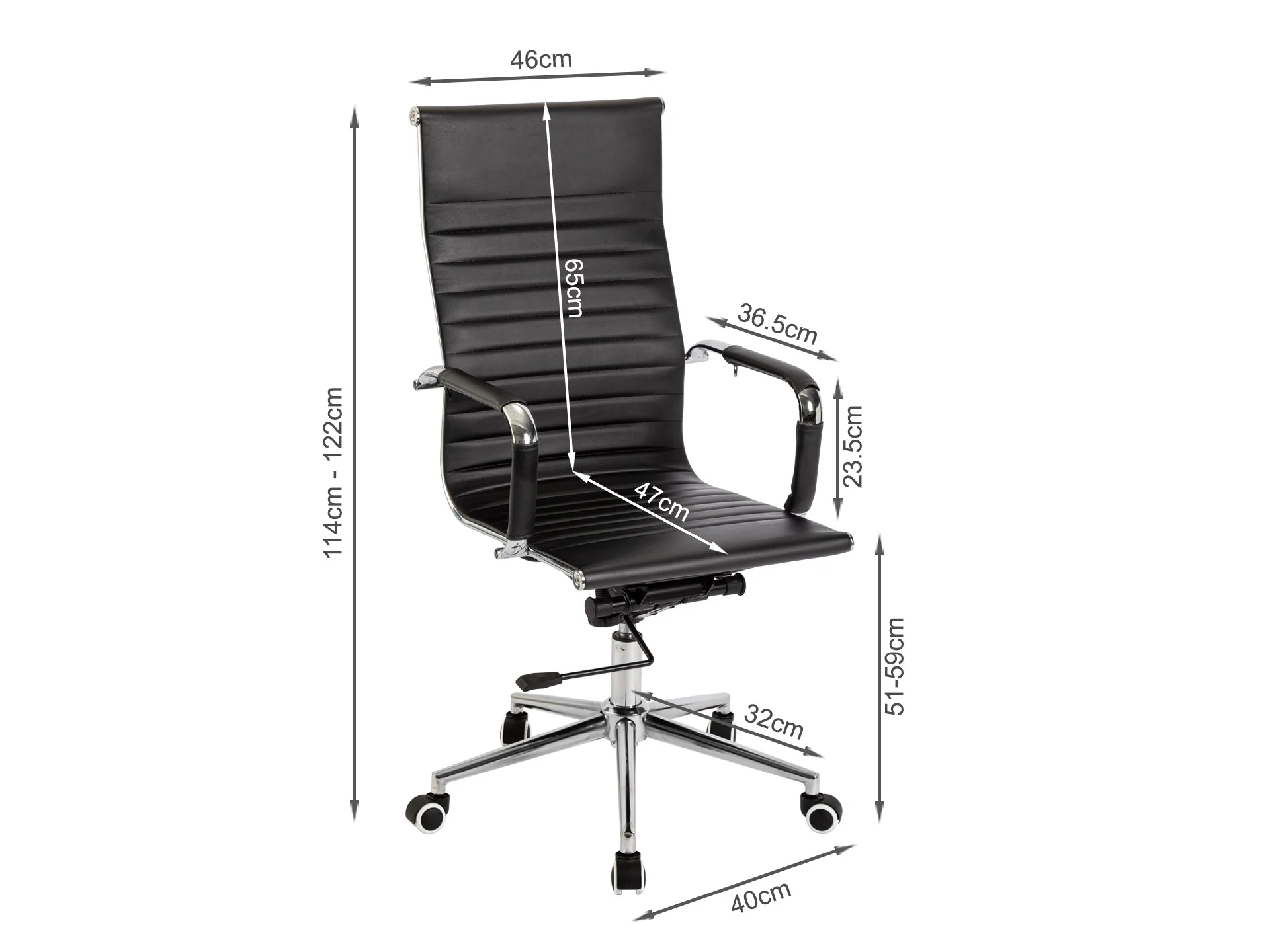 Helle Office Chair - Black - Image 10