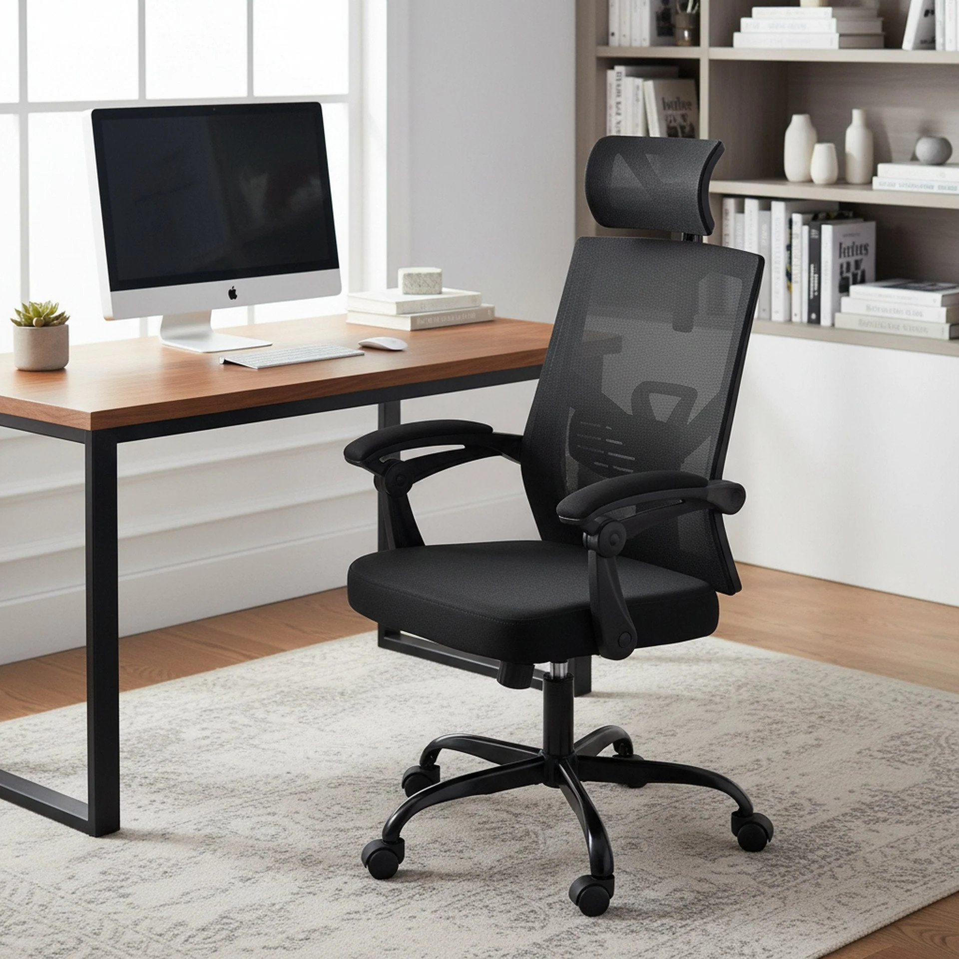 Henry Office Chair - Black - Image 3
