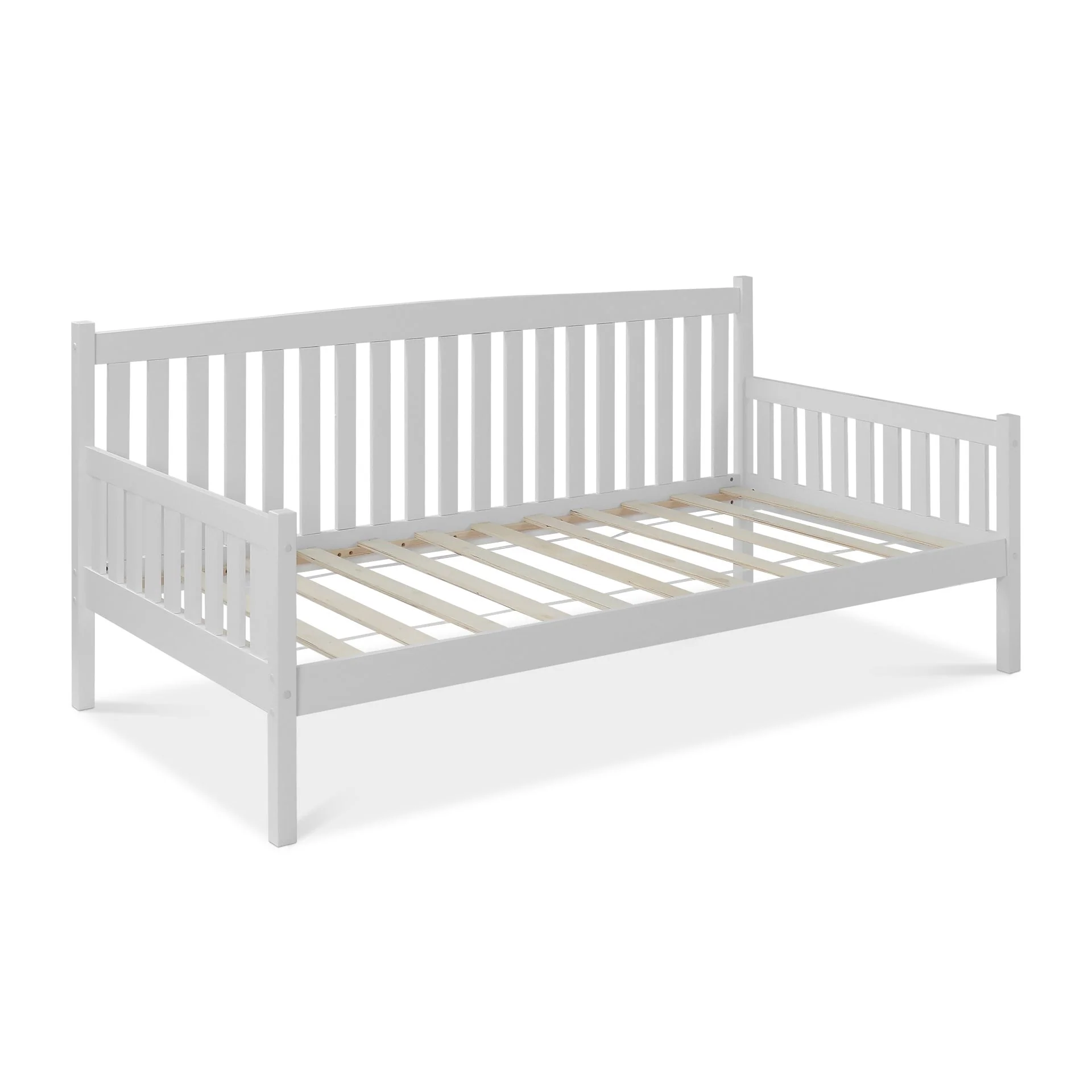 Herbert Single Wooden Trundle Bed Frame - White - Image 7