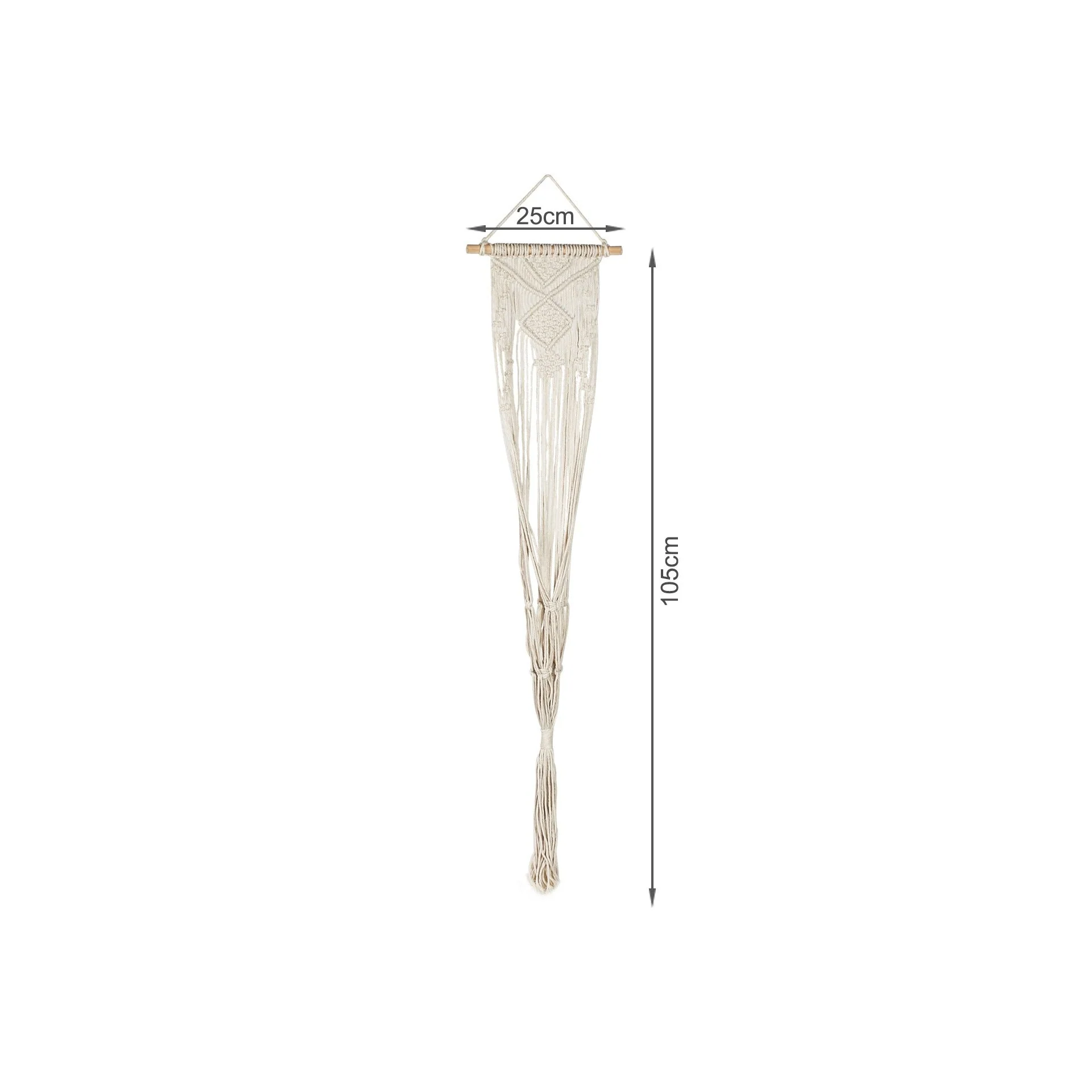 Hessian Macrame Rope Macrame Plant Hanger Macrame Pot Hanger - Braids - Image 7