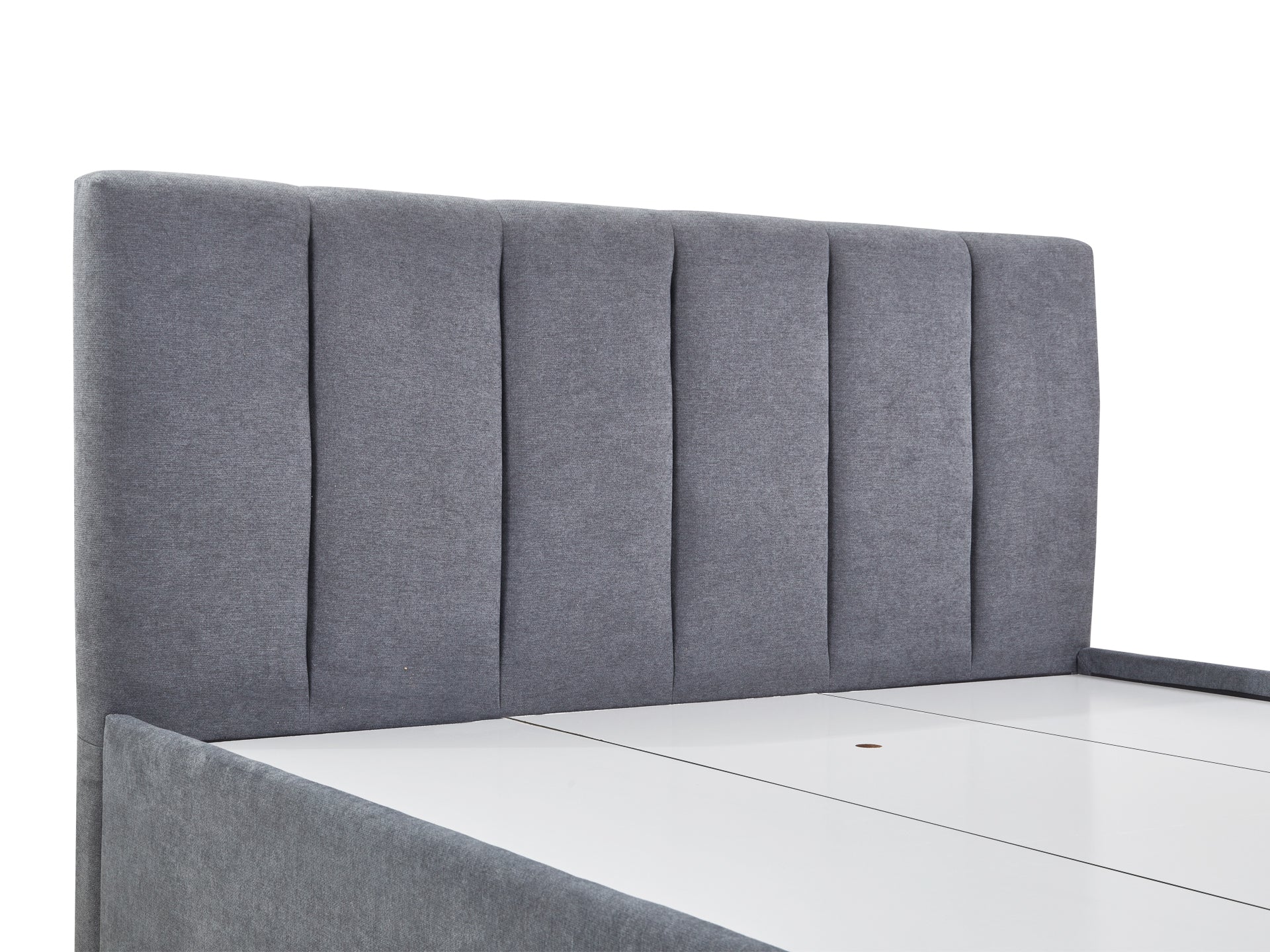 HLOLELA King Bed Frame with Storage - DARK GREY - Image 6