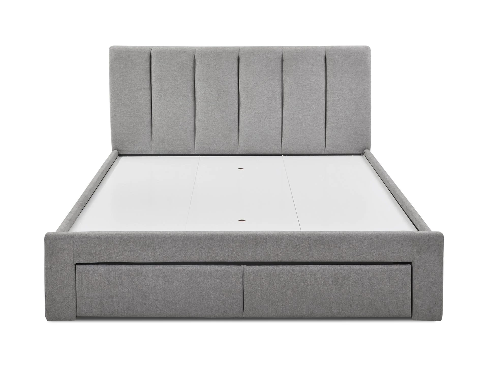 HLOLELA King Bed Frame with Storage - LIGHT GREY - Image 3