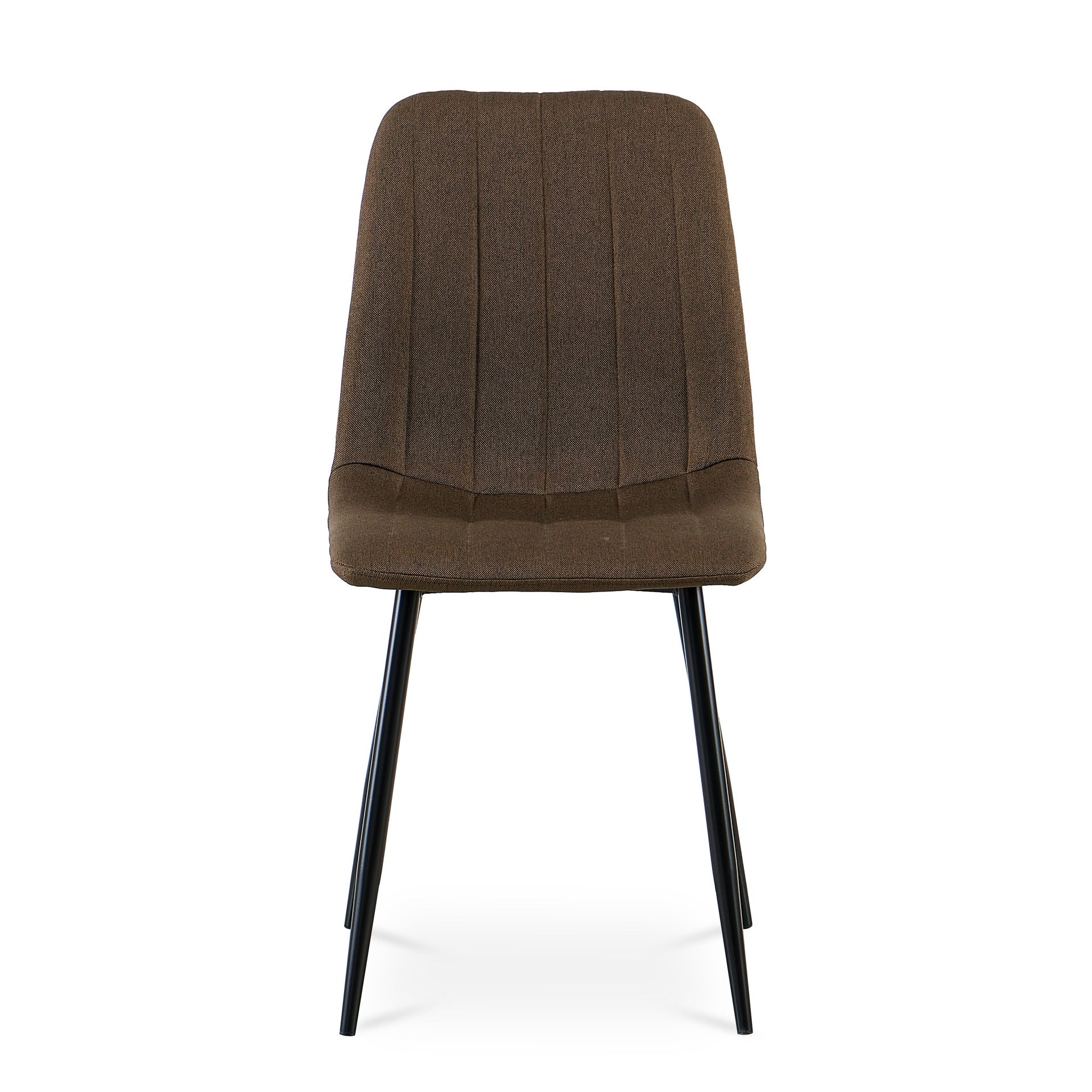 Holland Fabric Dining Chair - Set of 4 - Brown - Image 8