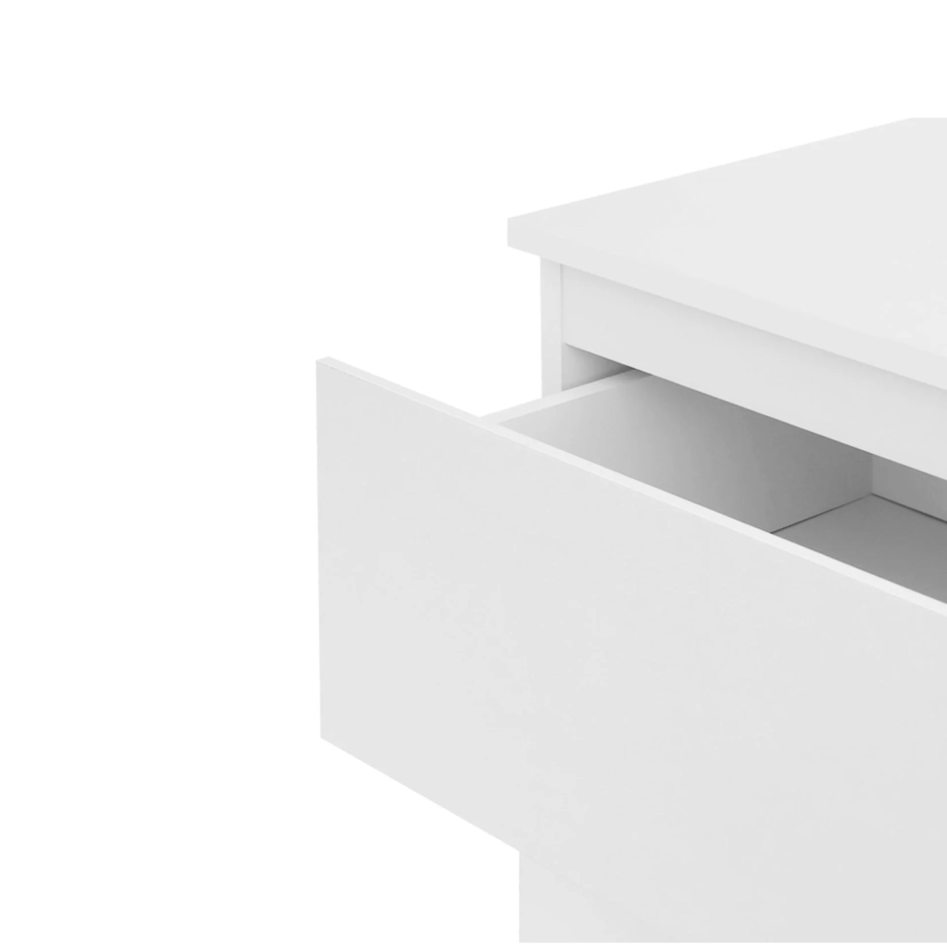 Hollis 6 Drawers Low Boy - White - Image 7