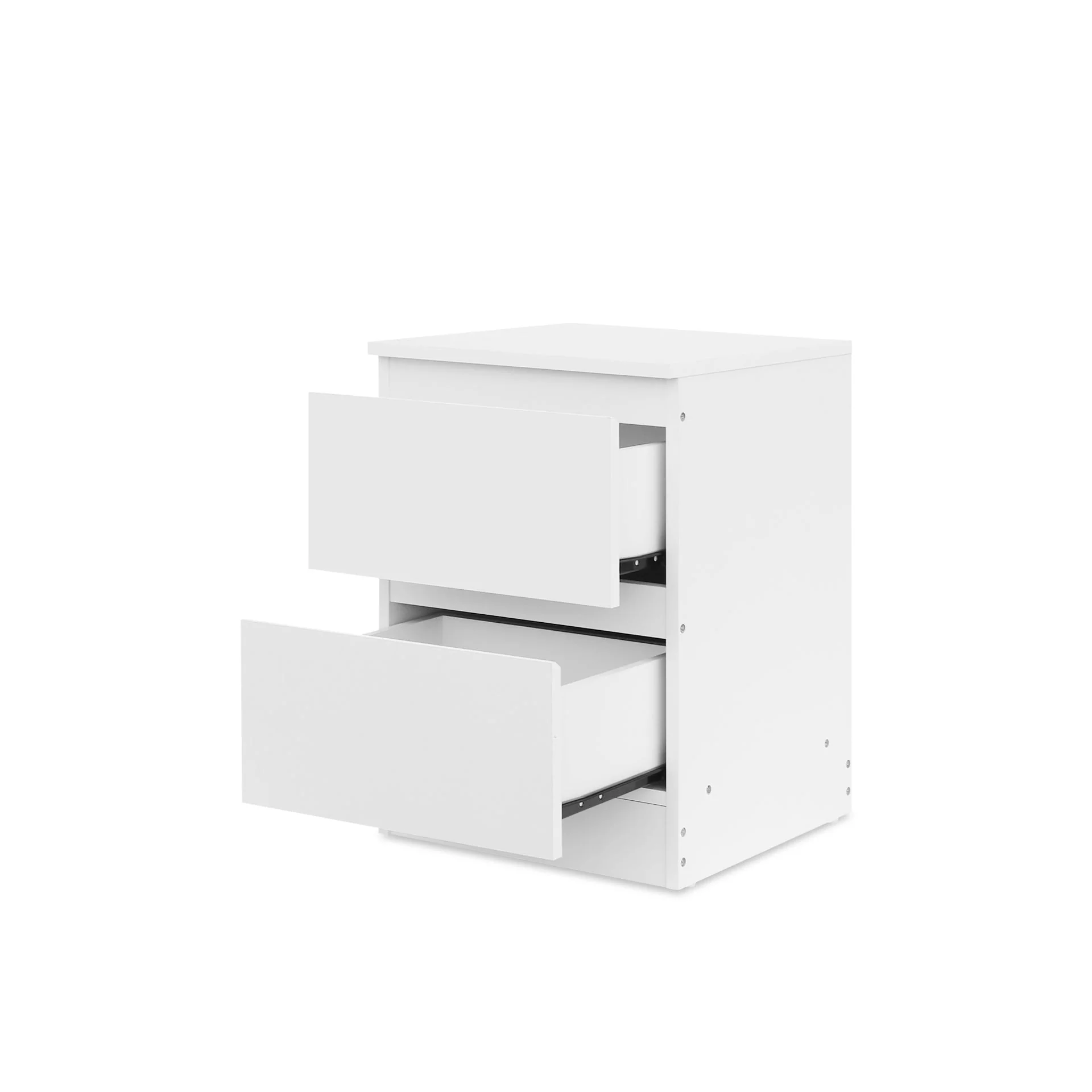 Hollis Bedside Table - White - Image 6