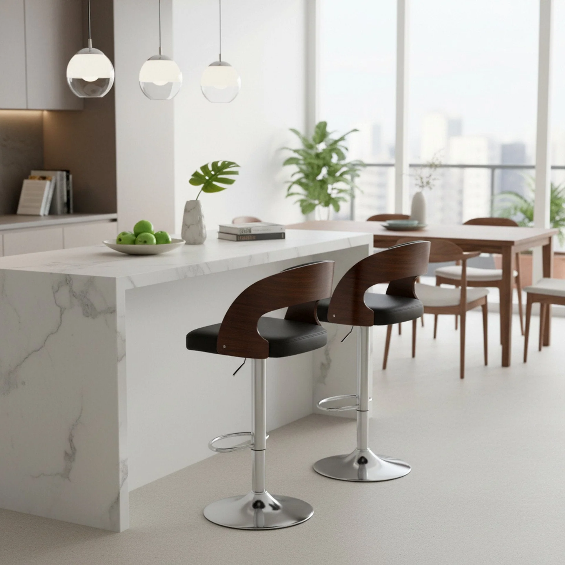 Holt Swivel Bar Stool - Black - Image 7