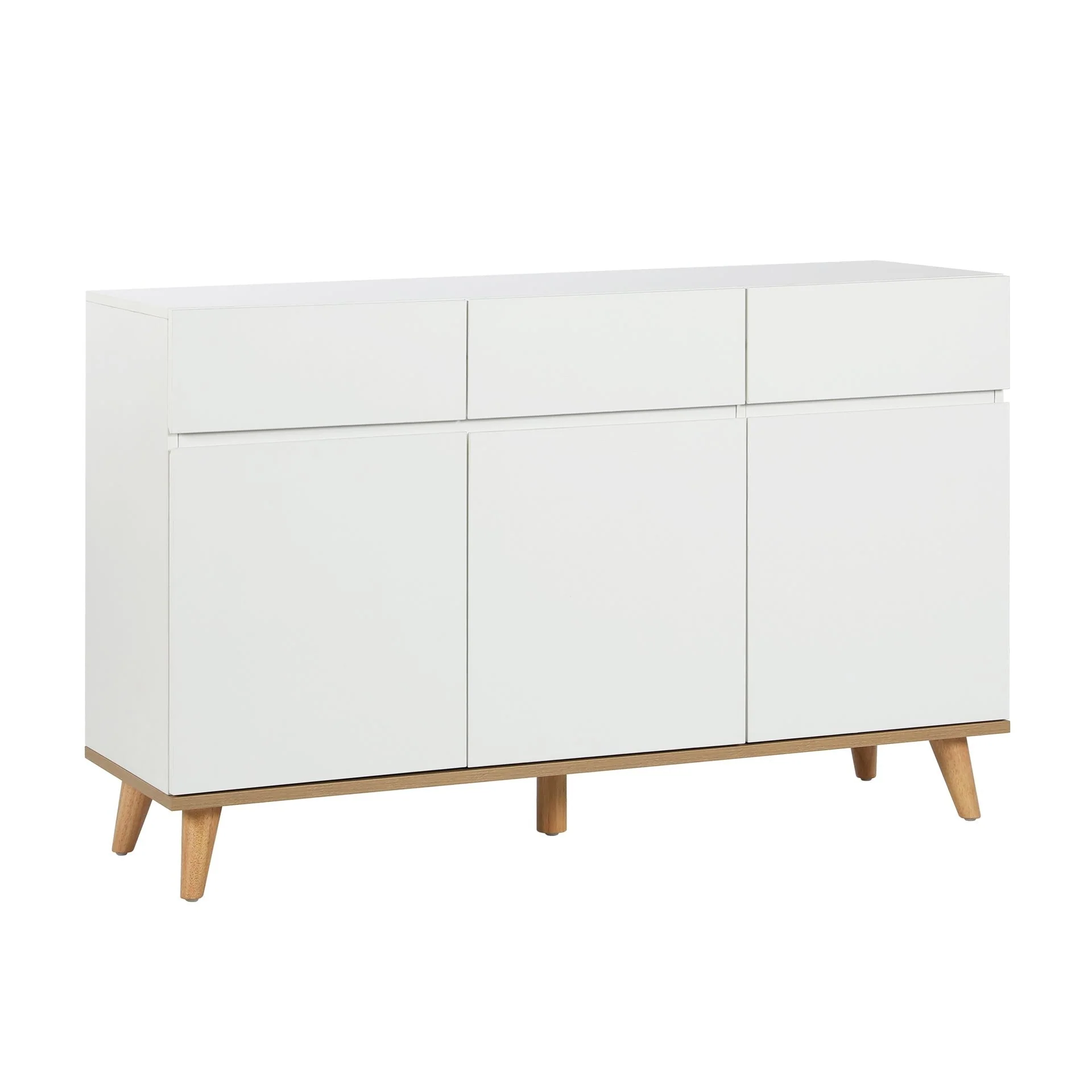 Hudson 1.35m Sideboard Buffet Table - White - Image 7