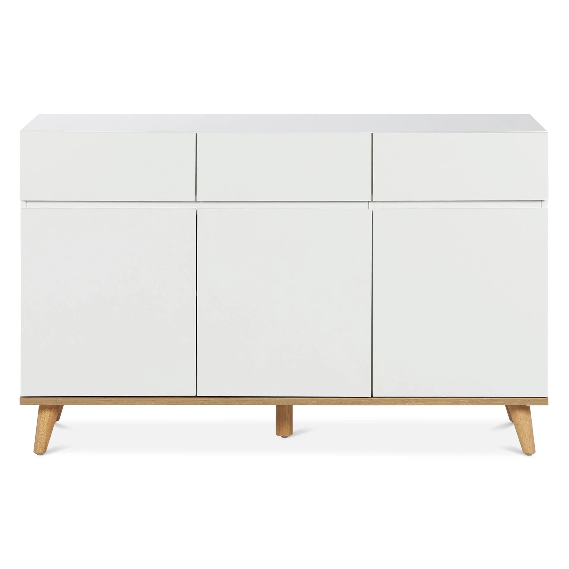 Hudson 1.35m Sideboard Buffet Table - White - Image 8