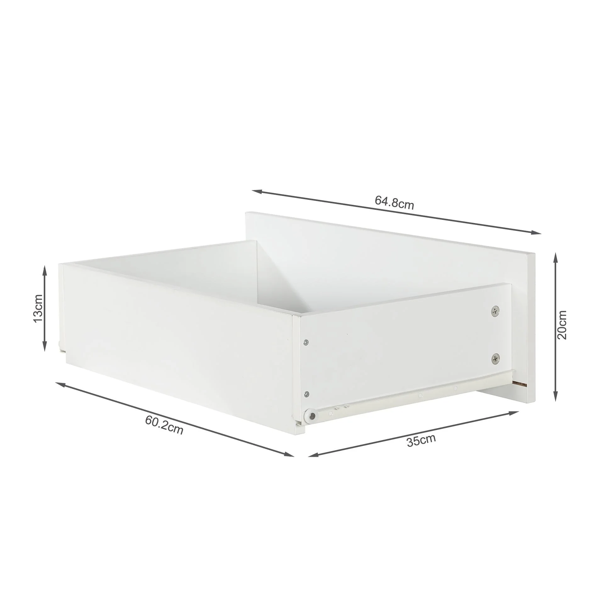 Hudson 1.3M Entertainment Unit - White - Image 11