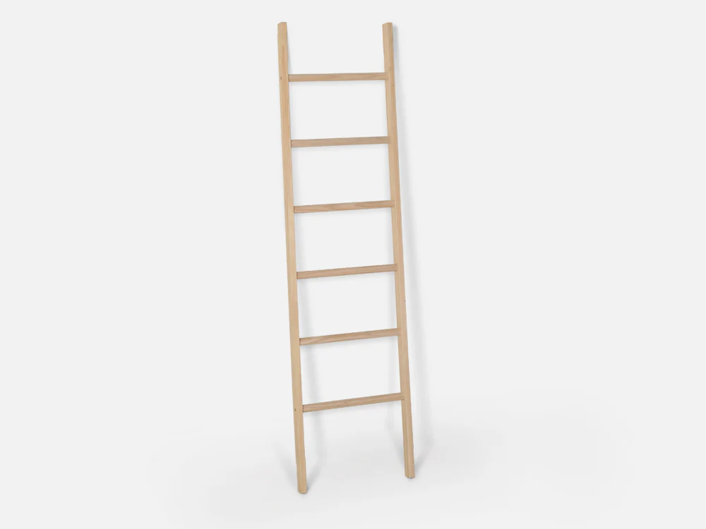 HULA Towel Ladder Rack - Oak - Image 4