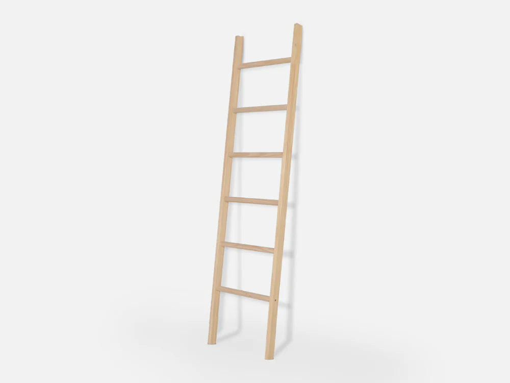 HULA Towel Ladder Rack - Oak - Image 6