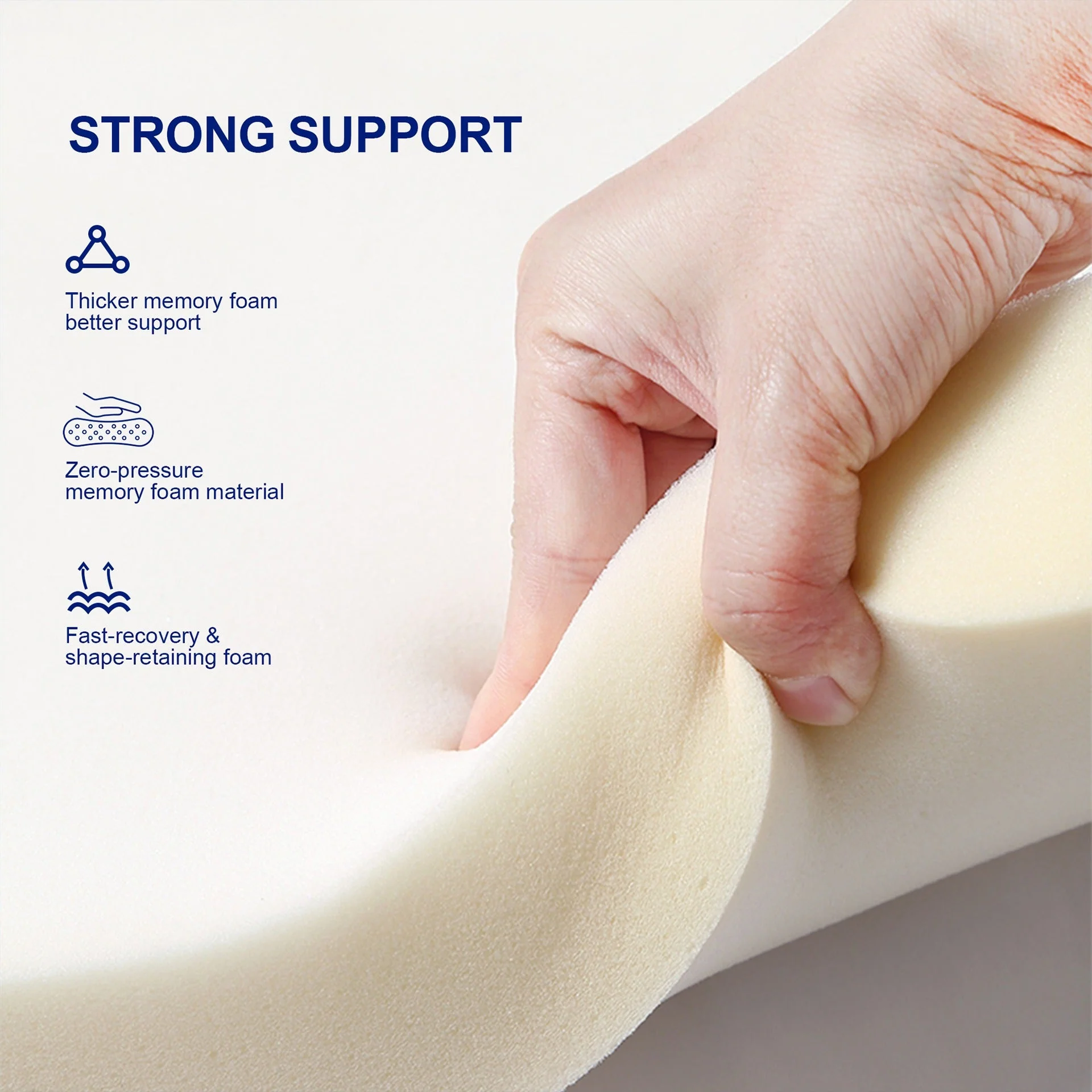 IceContour Memory Foam Pillow 60 x 35 x 10/12CM - Image 3