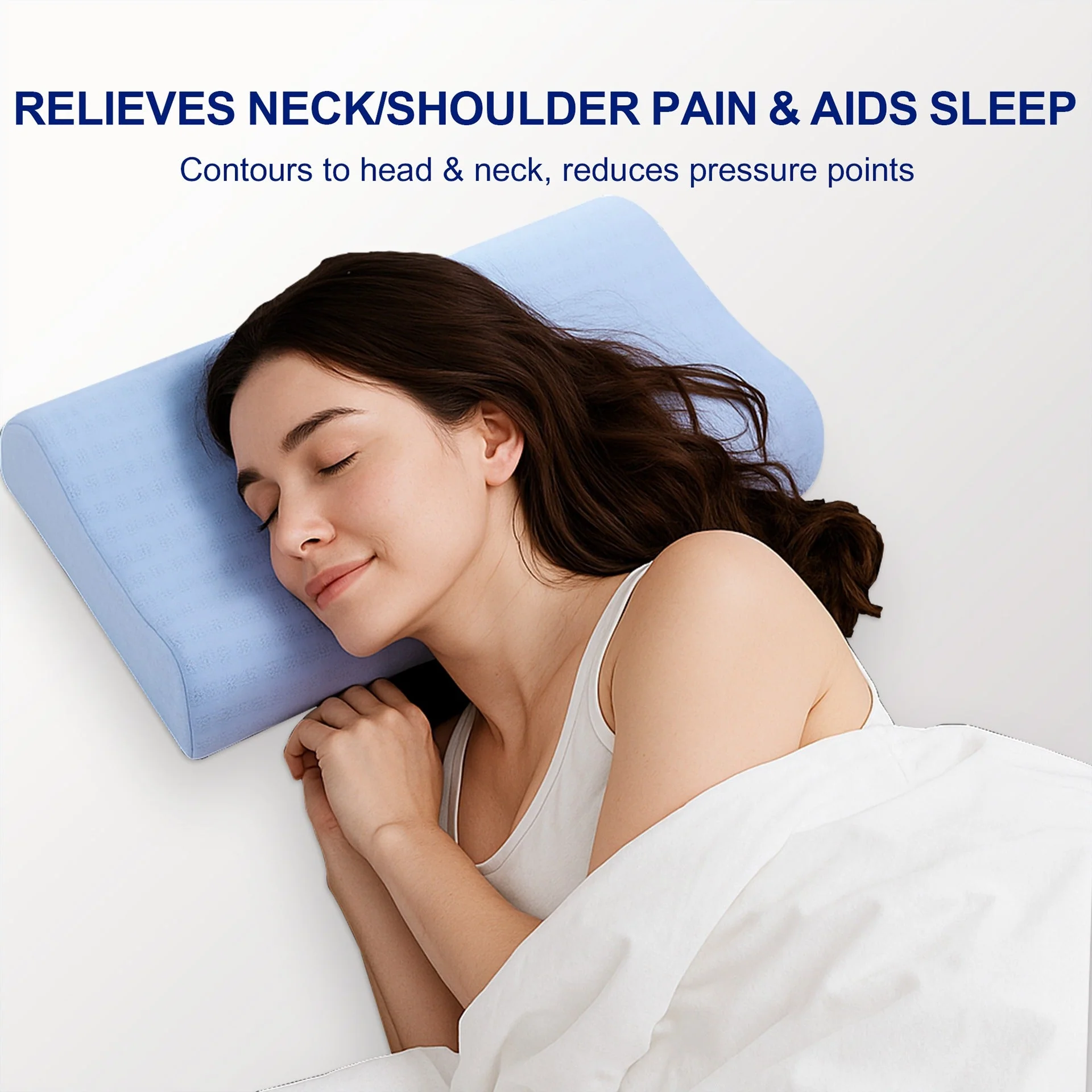 IceContour Memory Foam Pillow 60 x 35 x 10/12CM - Image 5