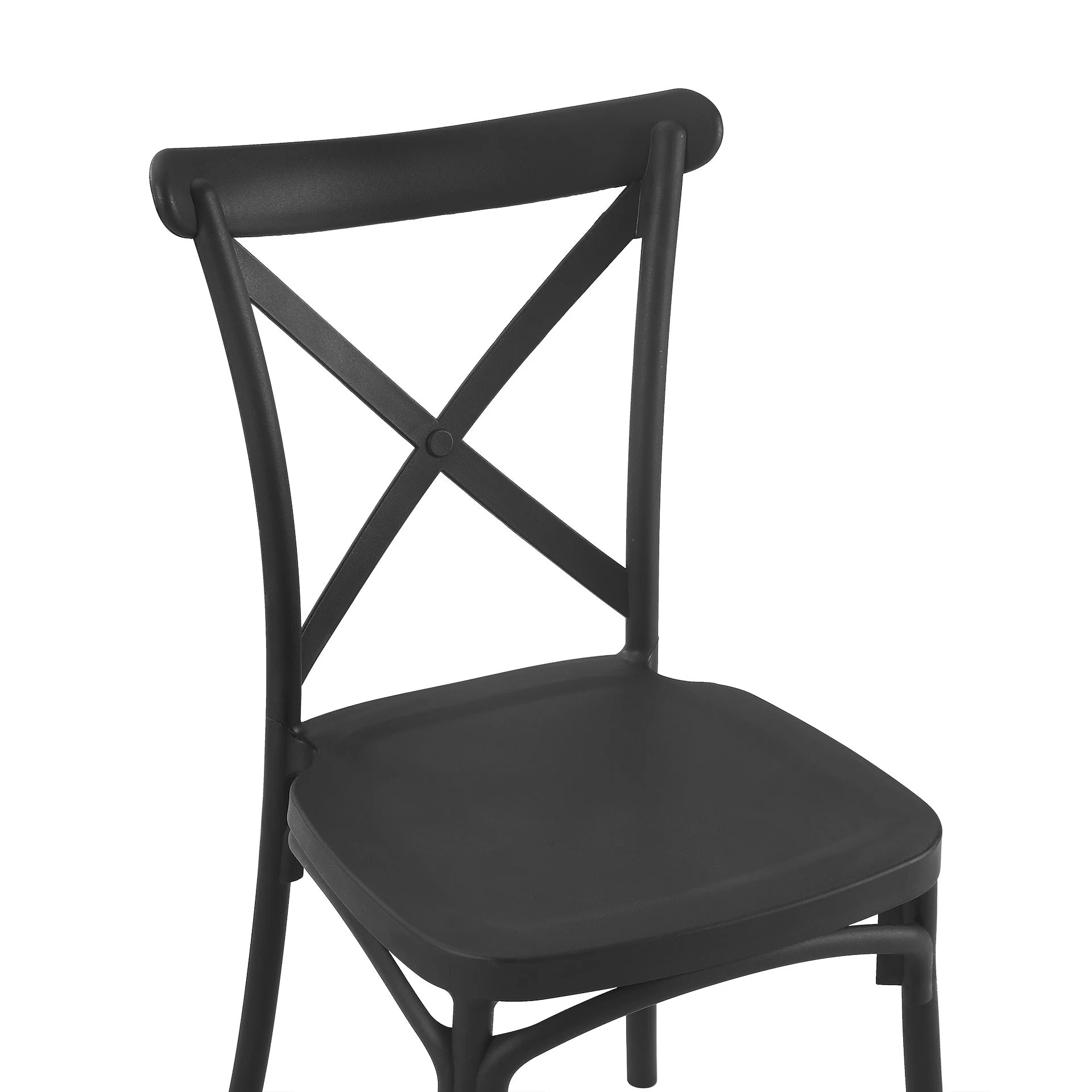 Isaac Dining Chair - Set of 4 - Black - Image 11