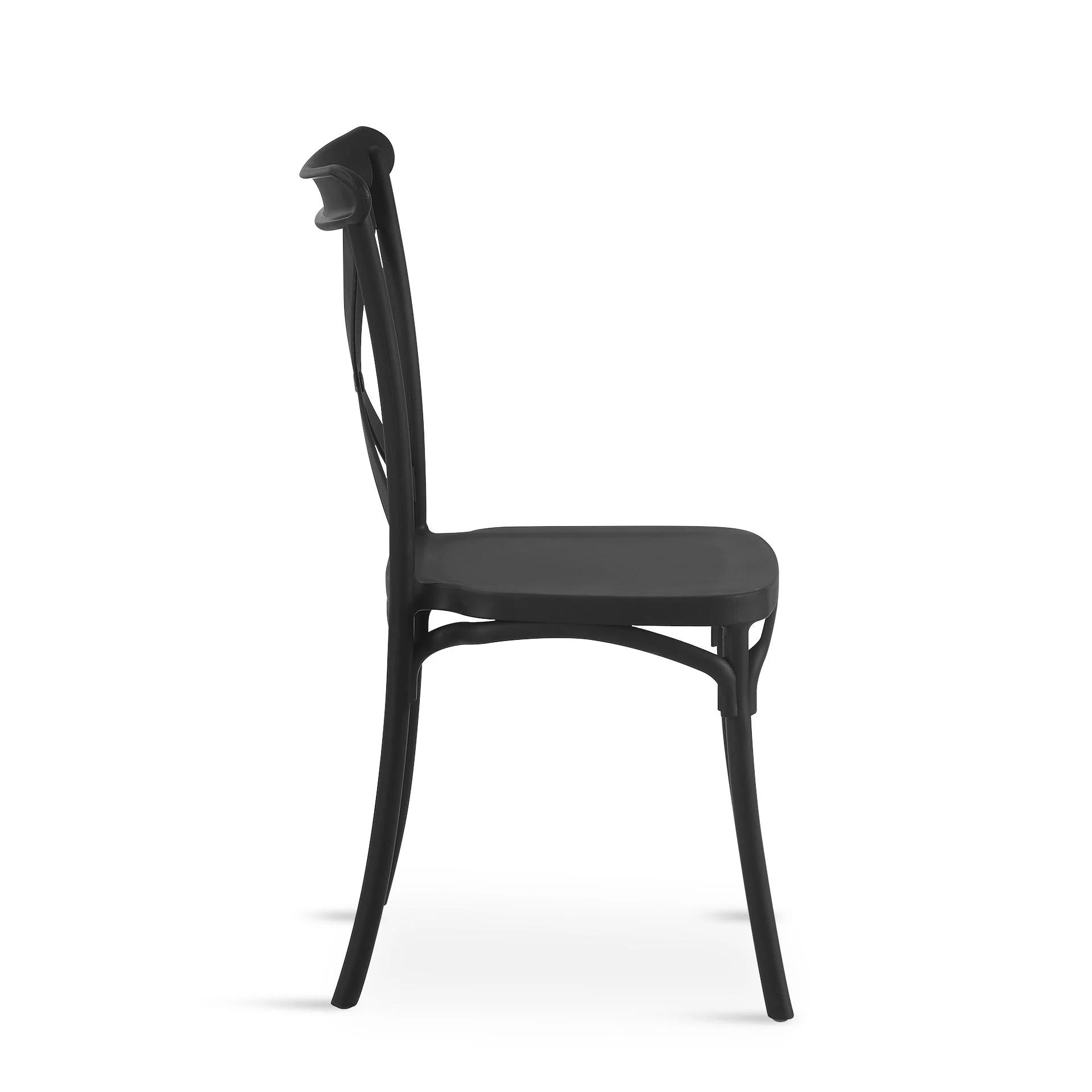 Isaac Dining Chair - Set of 4 - Black - Image 9
