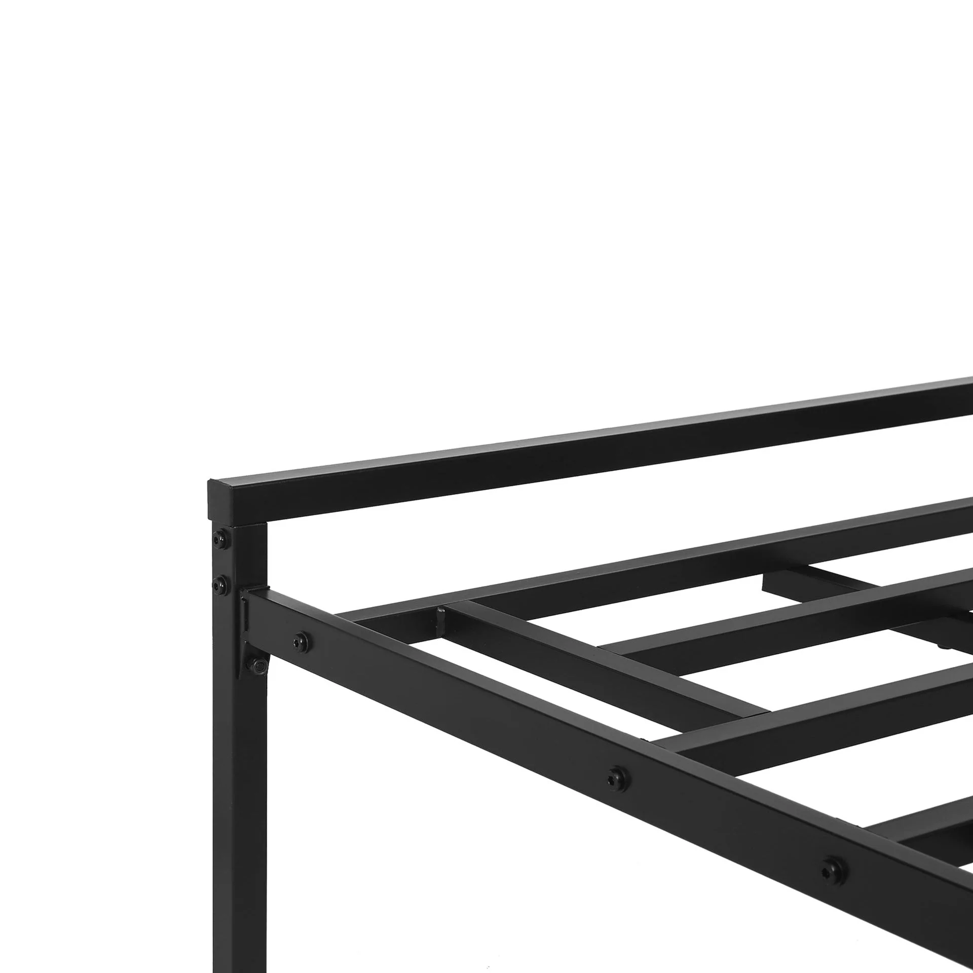 Isla Single Metal Bed Frame - Black - Image 10