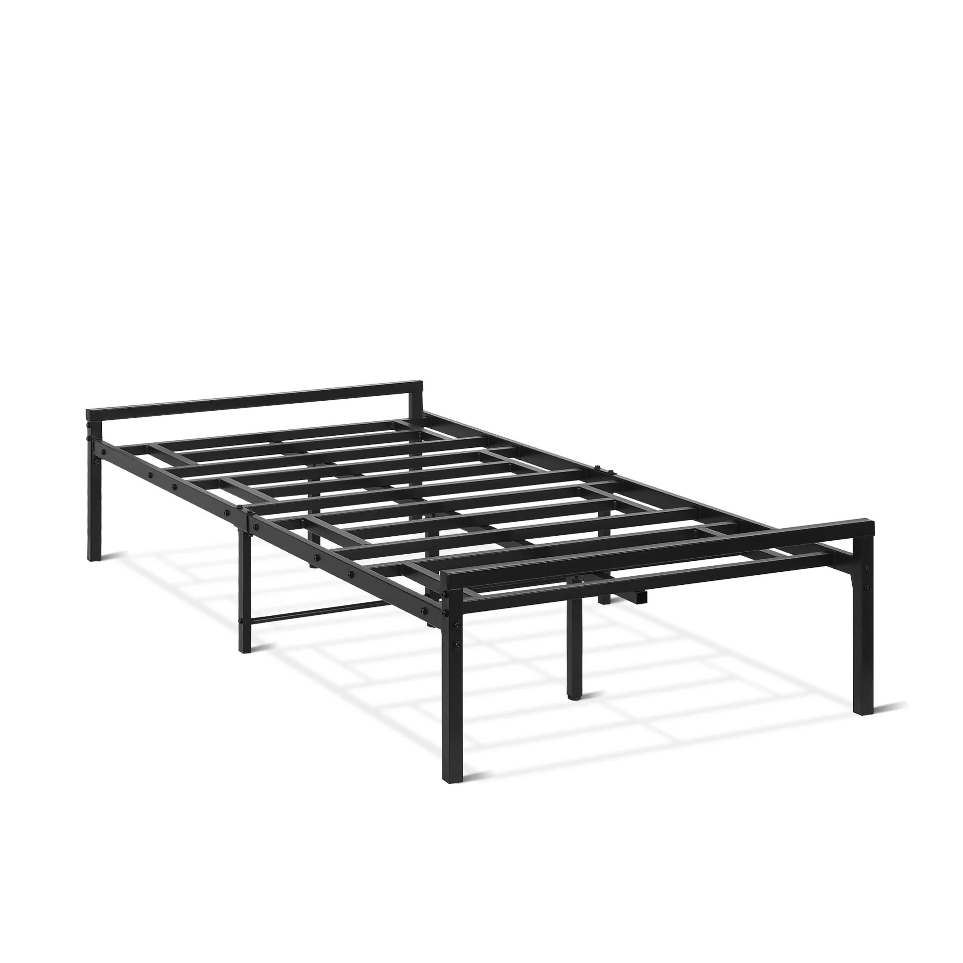 Isla Single Metal Bed Frame - Black - Image 6